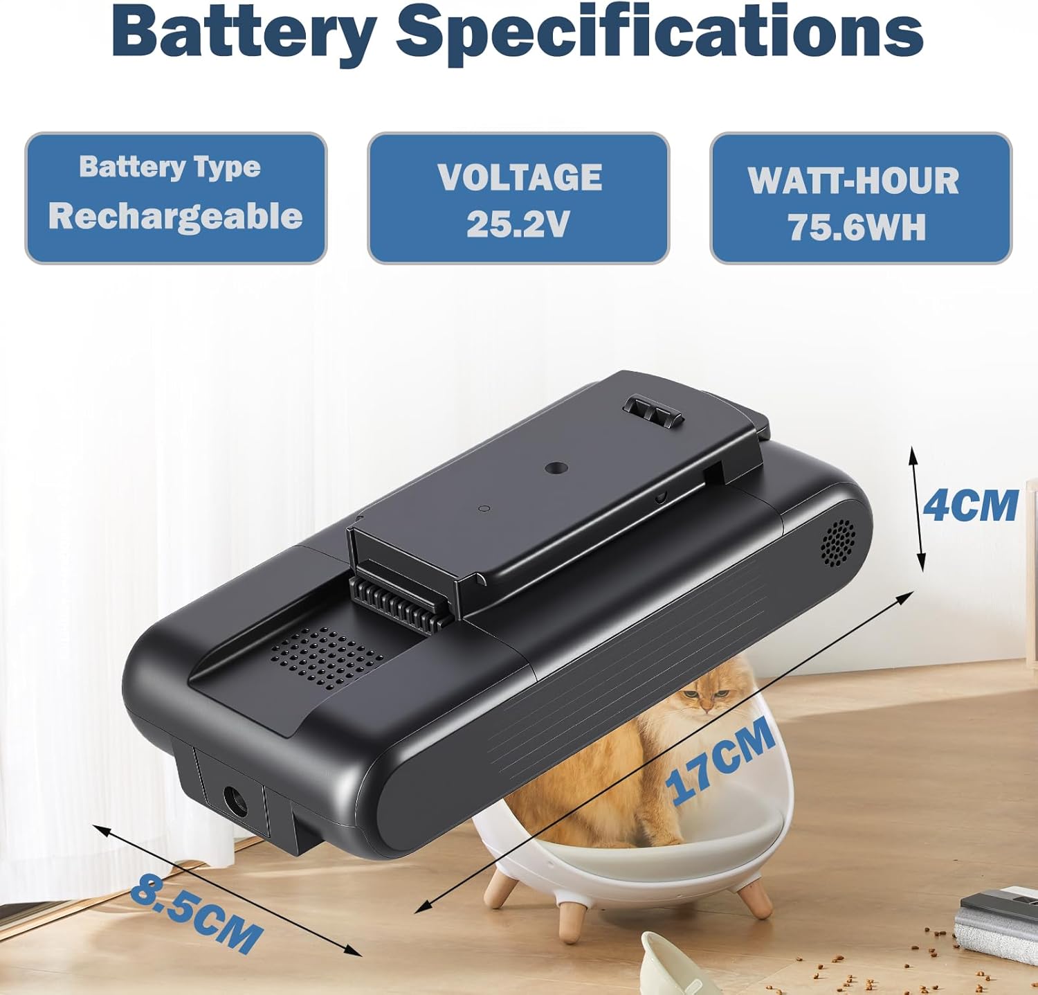 Batteria Sostituibile 3000 mAh per Philips Serie 5000 - immagine 3