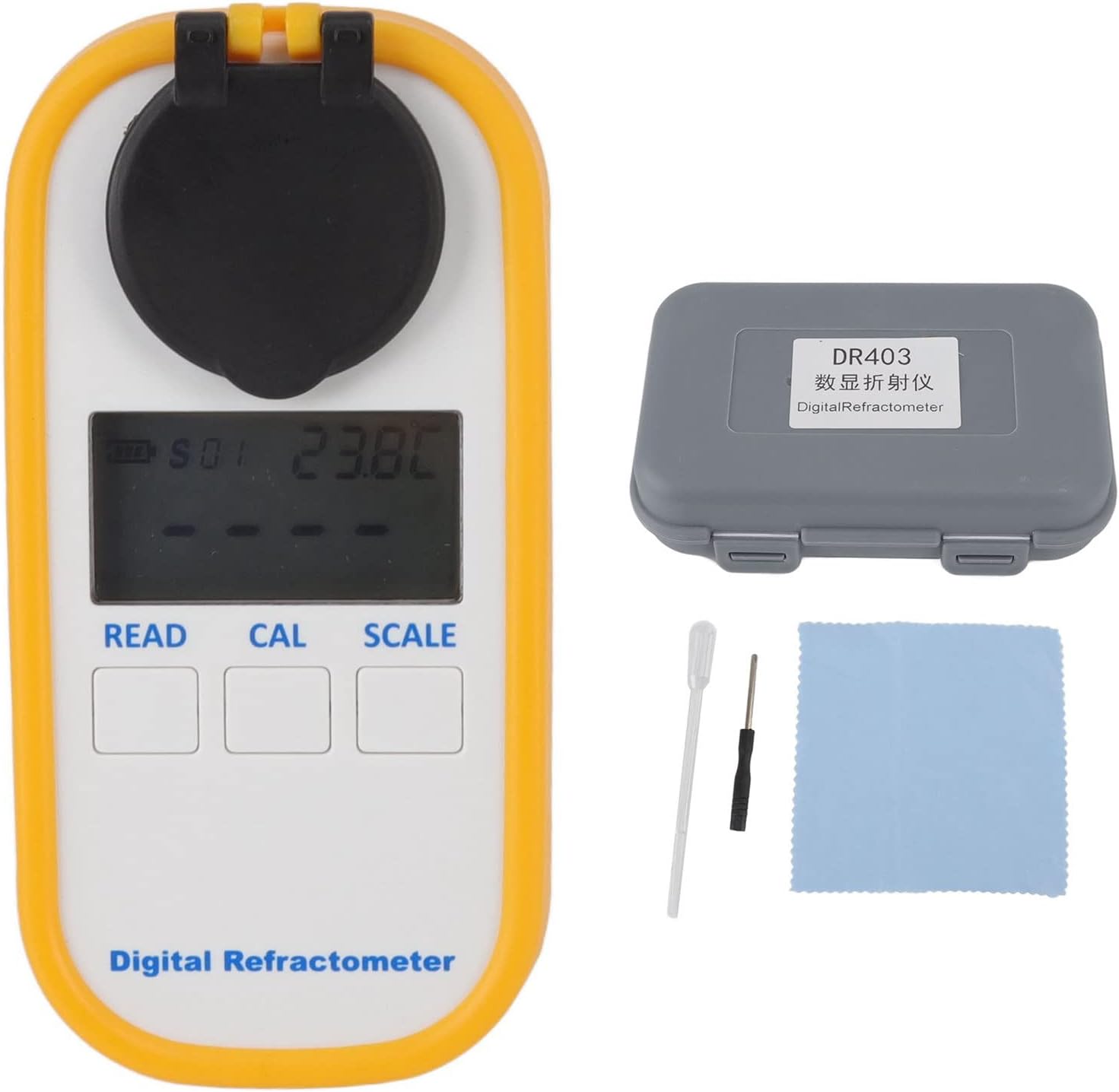 Asixxsix Rifrattometro Digitale Portatile 0-90% BRIX - immagine 7