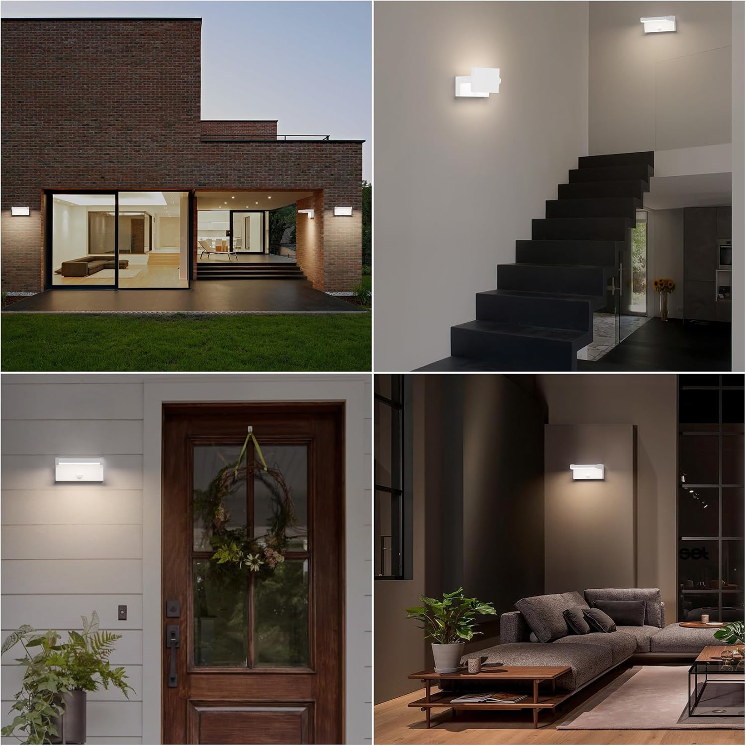 Klighten Applique LED Esterno/Interno 24W con Sensore - immagine 6