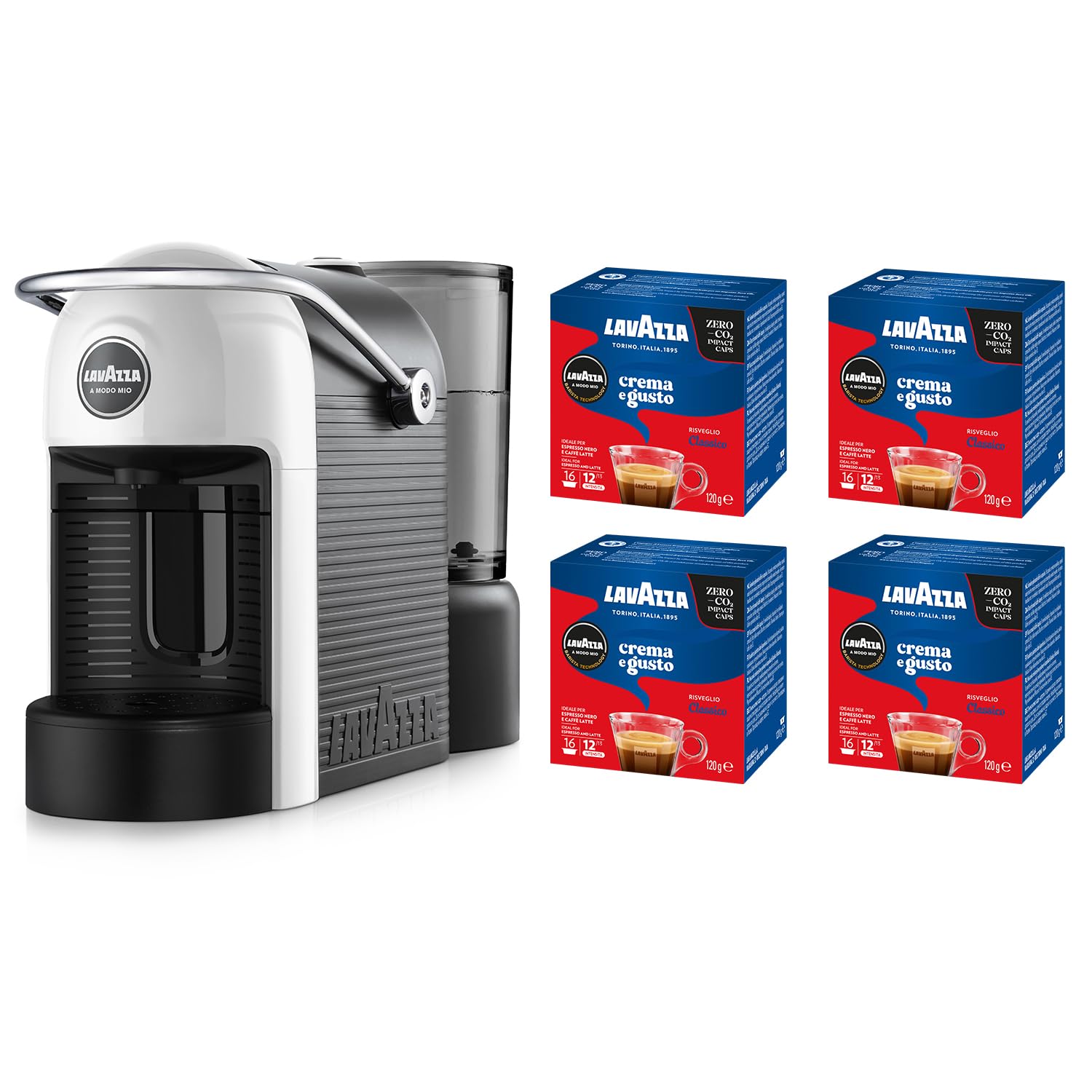 Lavazza A Modo Mio Jolie Evo - Macchina Caffè Bianca