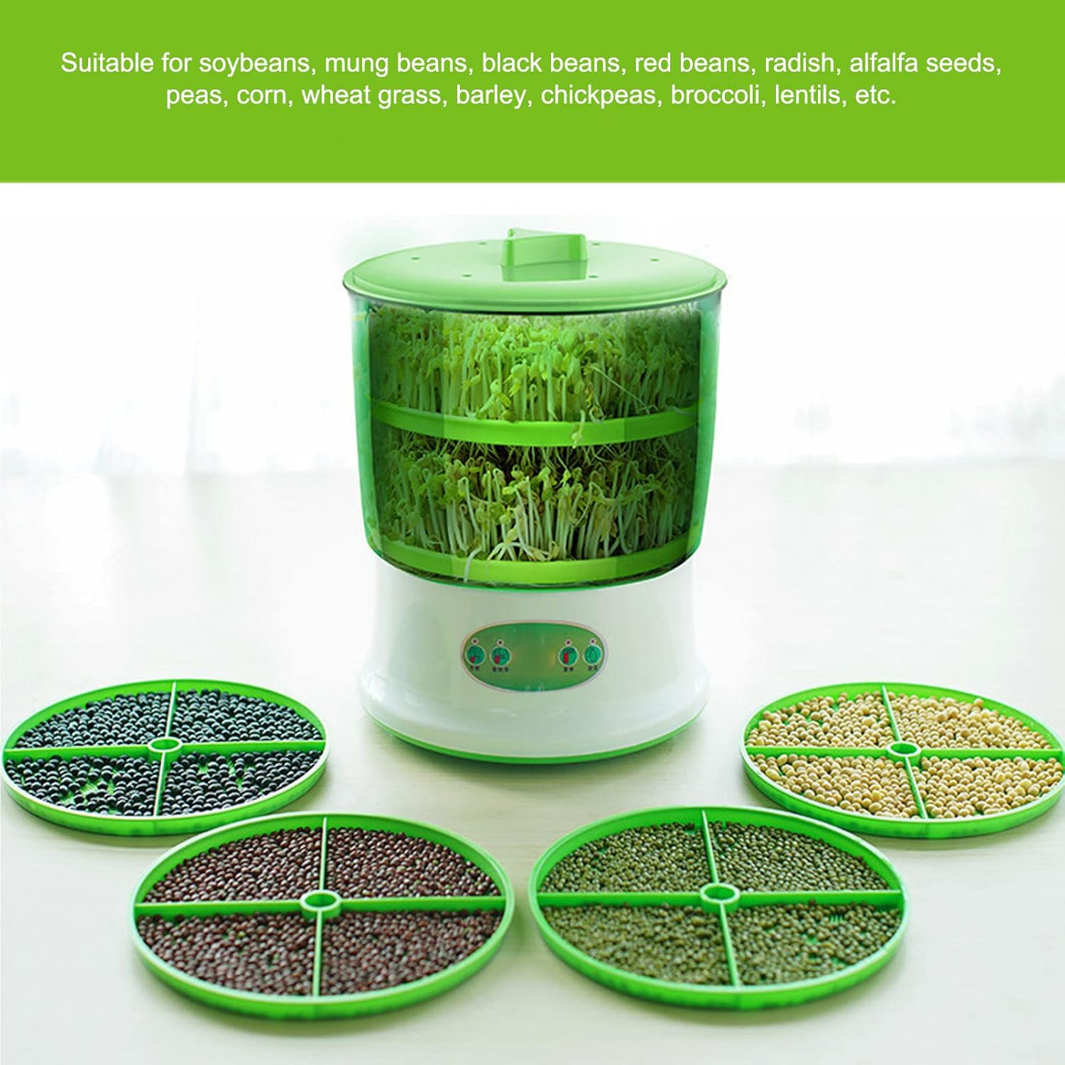 Macchina Automatica Germogli di Semi 360°, 220V EU - immagine 2