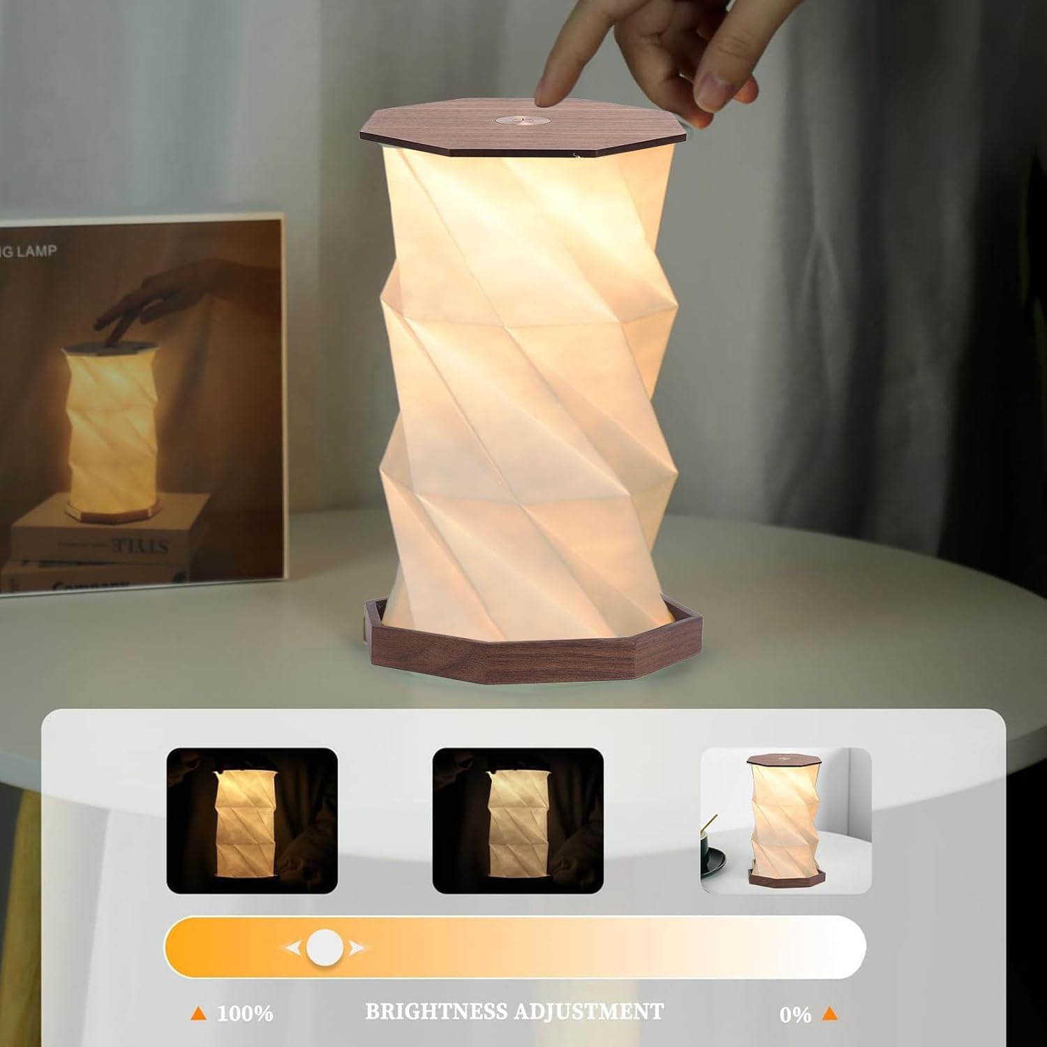 Asixxsix Lampada da Comodino Touch Dimmerabile - immagine 4