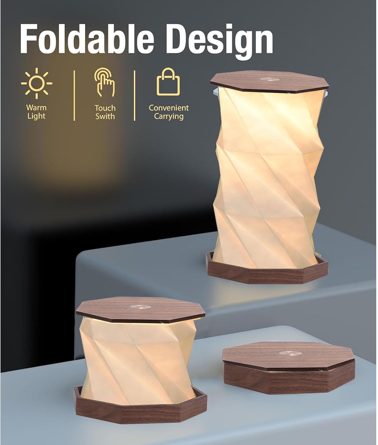 Asixxsix Lampada da Comodino Touch Dimmerabile - immagine 6