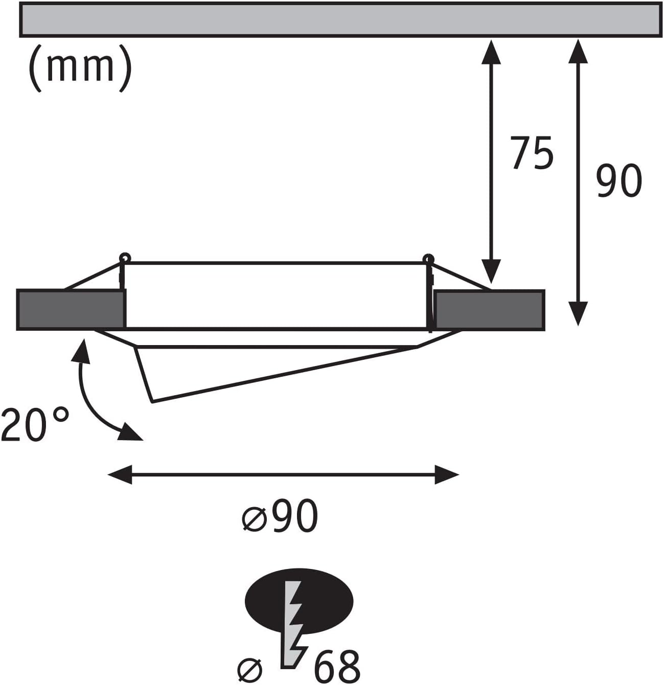Paulmann 93400 Lampada da Incasso LED Rotonda 10W - immagine 2