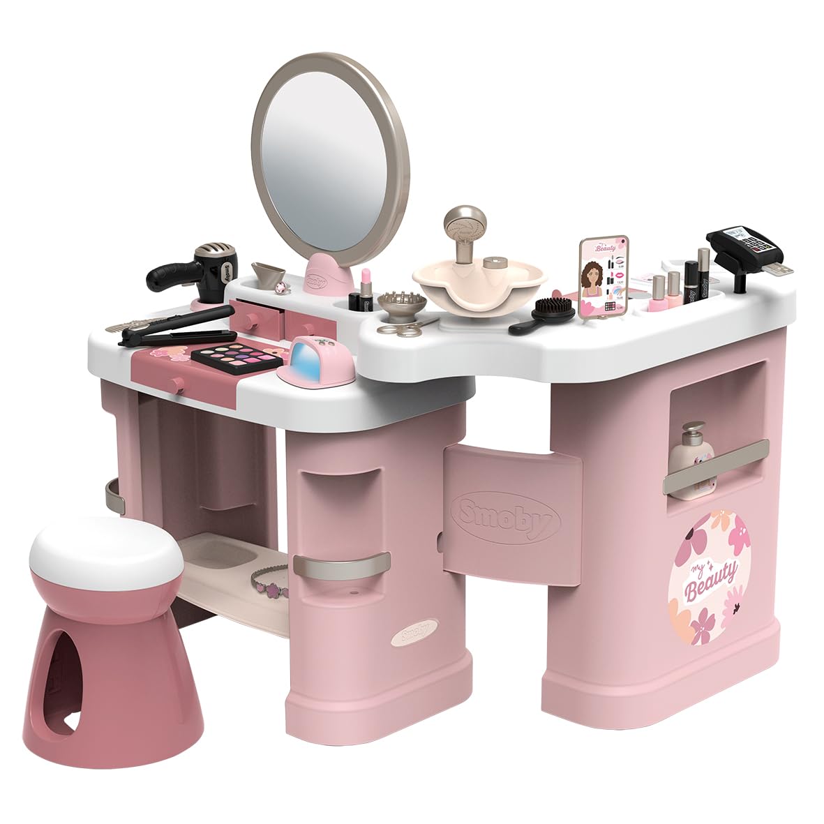 Smoby - My Beauty Center 3 in 1, 26 Accessori