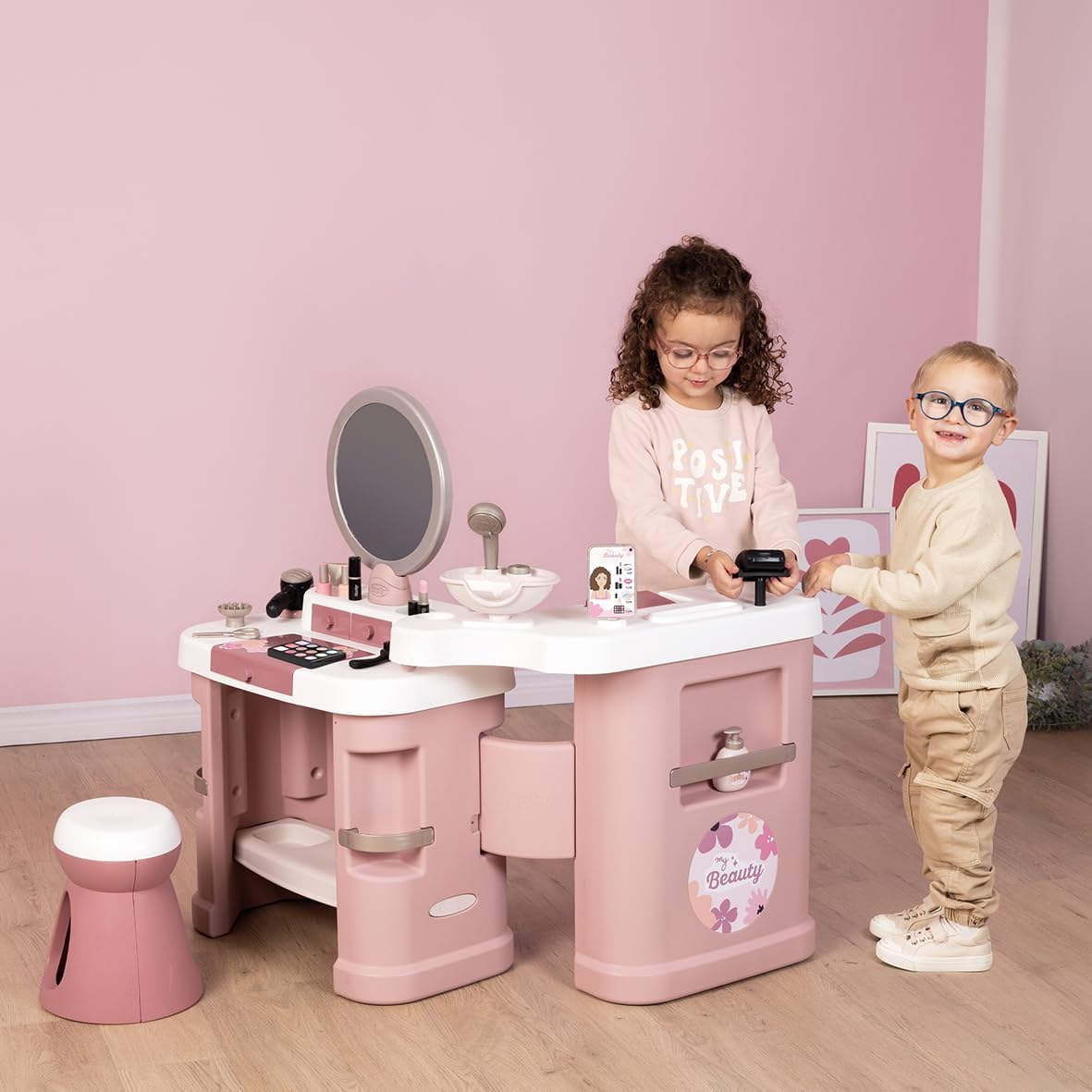 Smoby - My Beauty Center 3 in 1, 26 Accessori - immagine 4