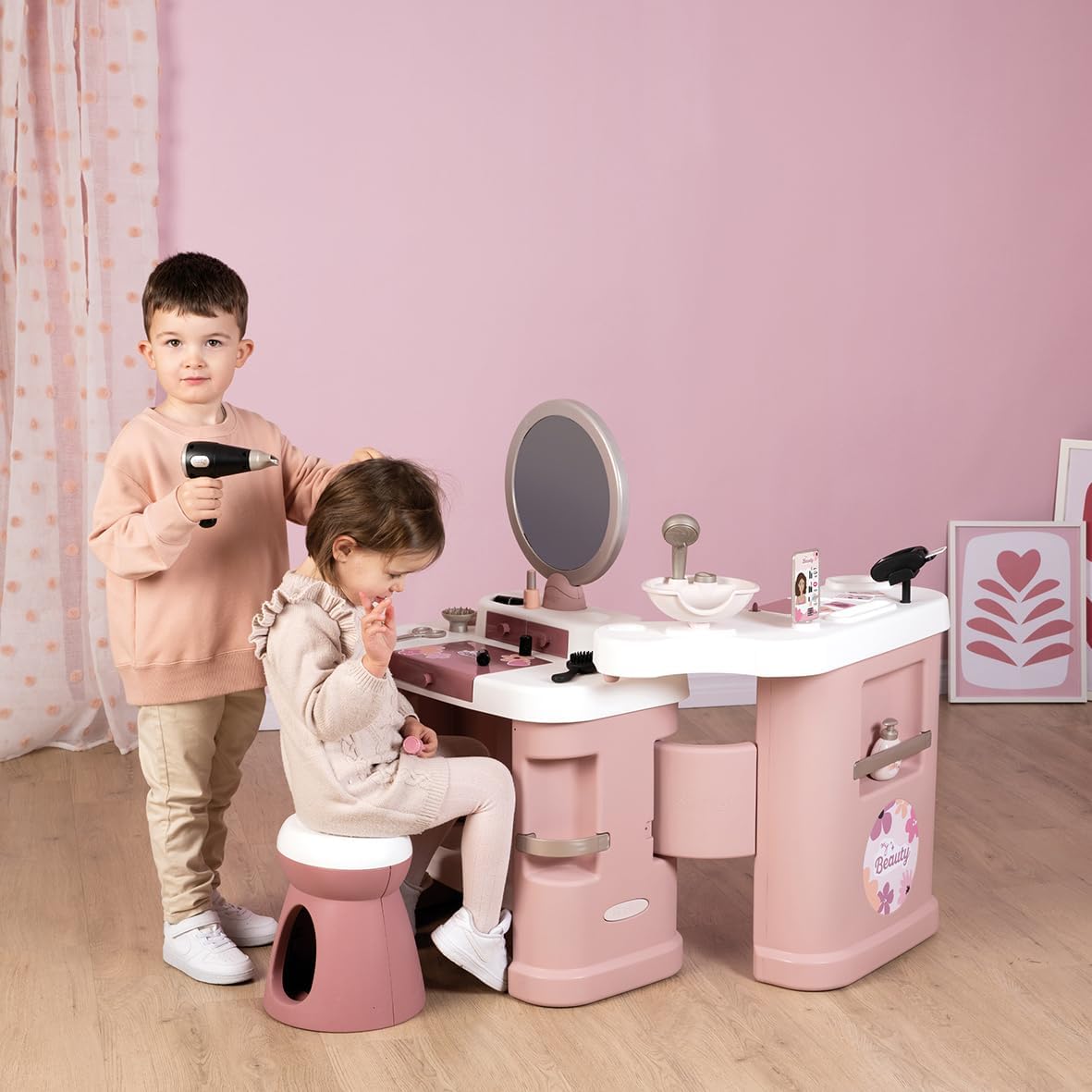 Smoby - My Beauty Center 3 in 1, 26 Accessori - immagine 5