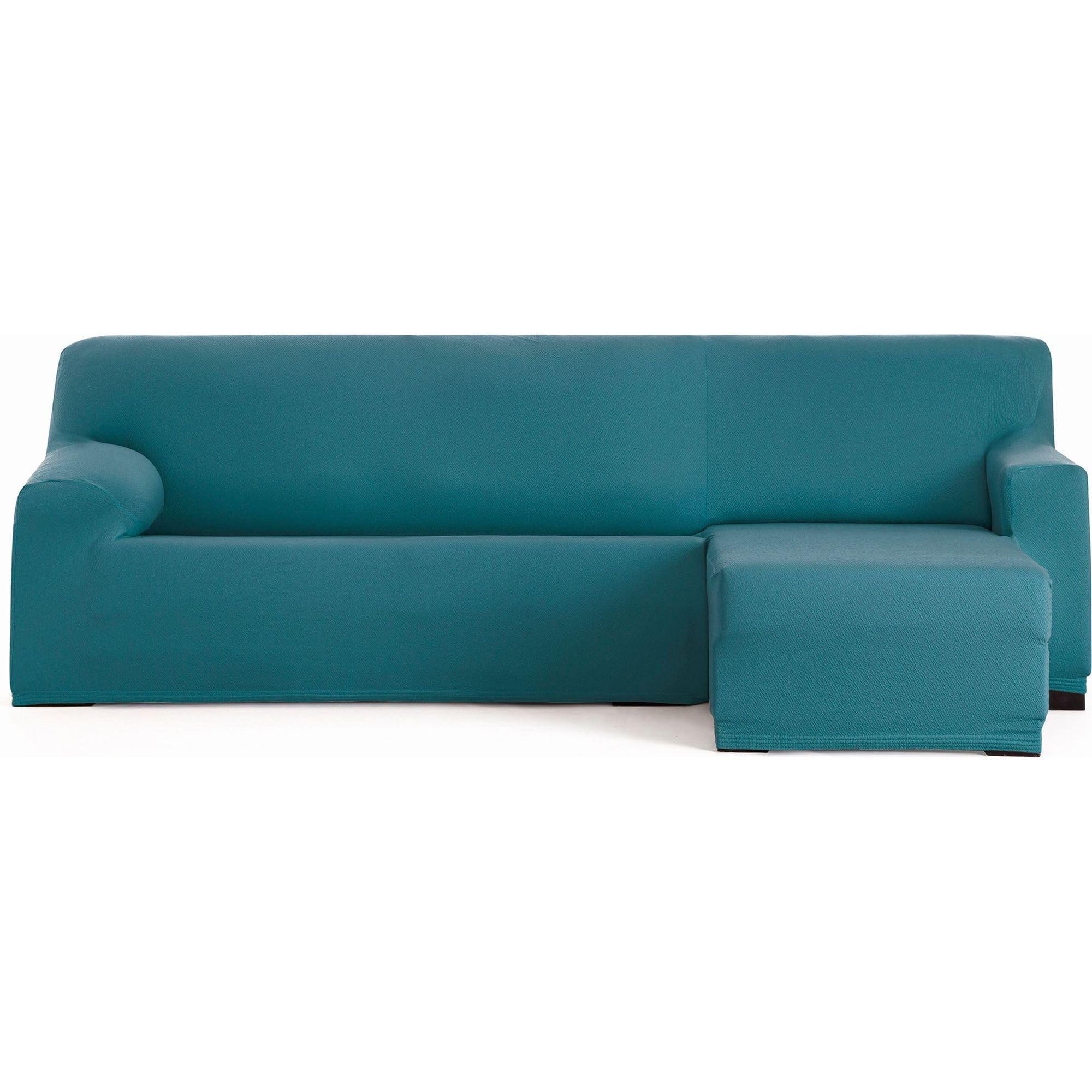 ECOMMERC3 Copridivano Chaiselongue Bielastico, Verde Smeraldo
