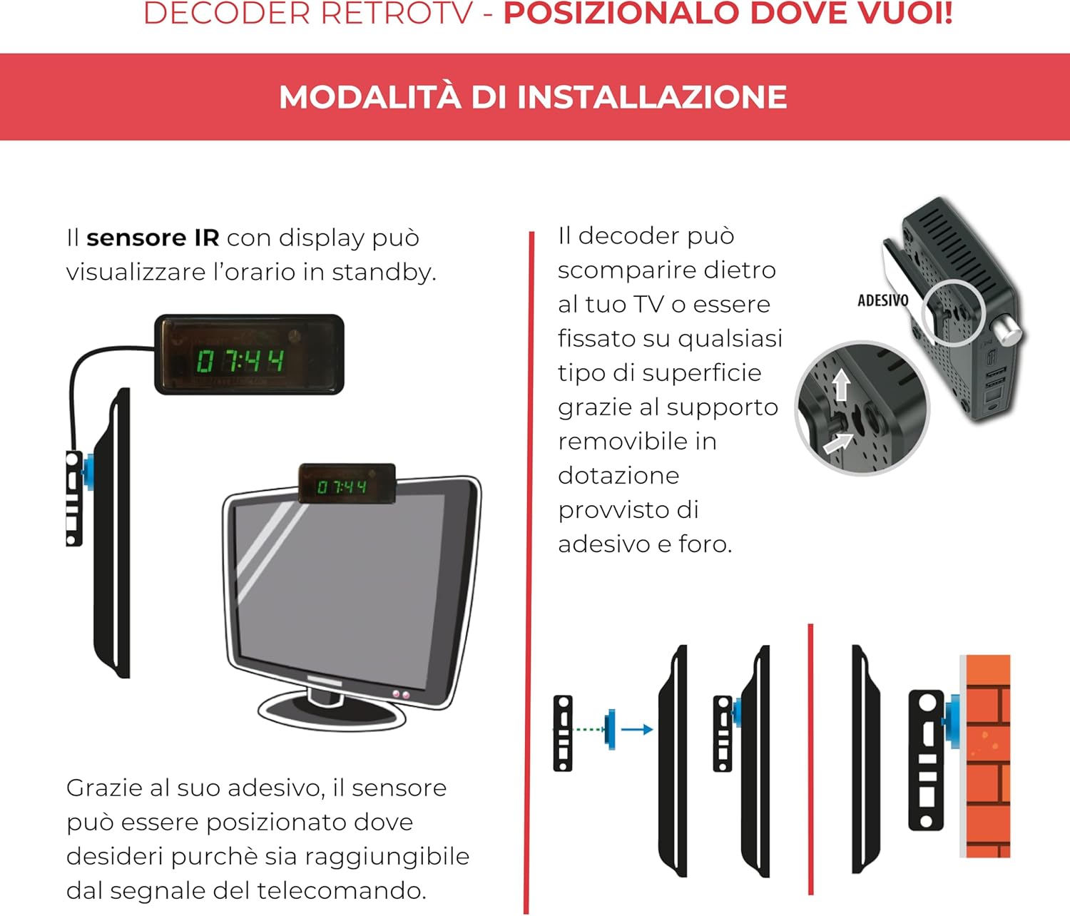 Decoder tivùsat RetroTV MICROSAT DVB-S2 HEVC H265 - immagine 4