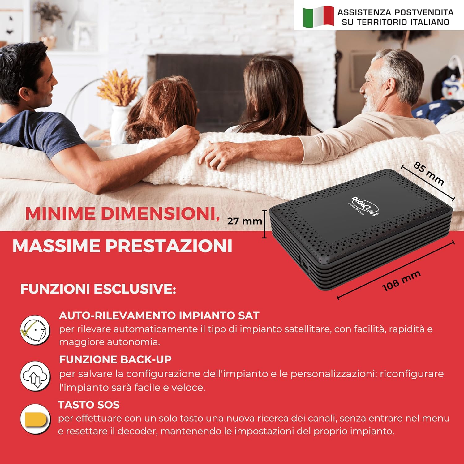 Decoder tivùsat RetroTV MICROSAT DVB-S2 HEVC H265 - immagine 5