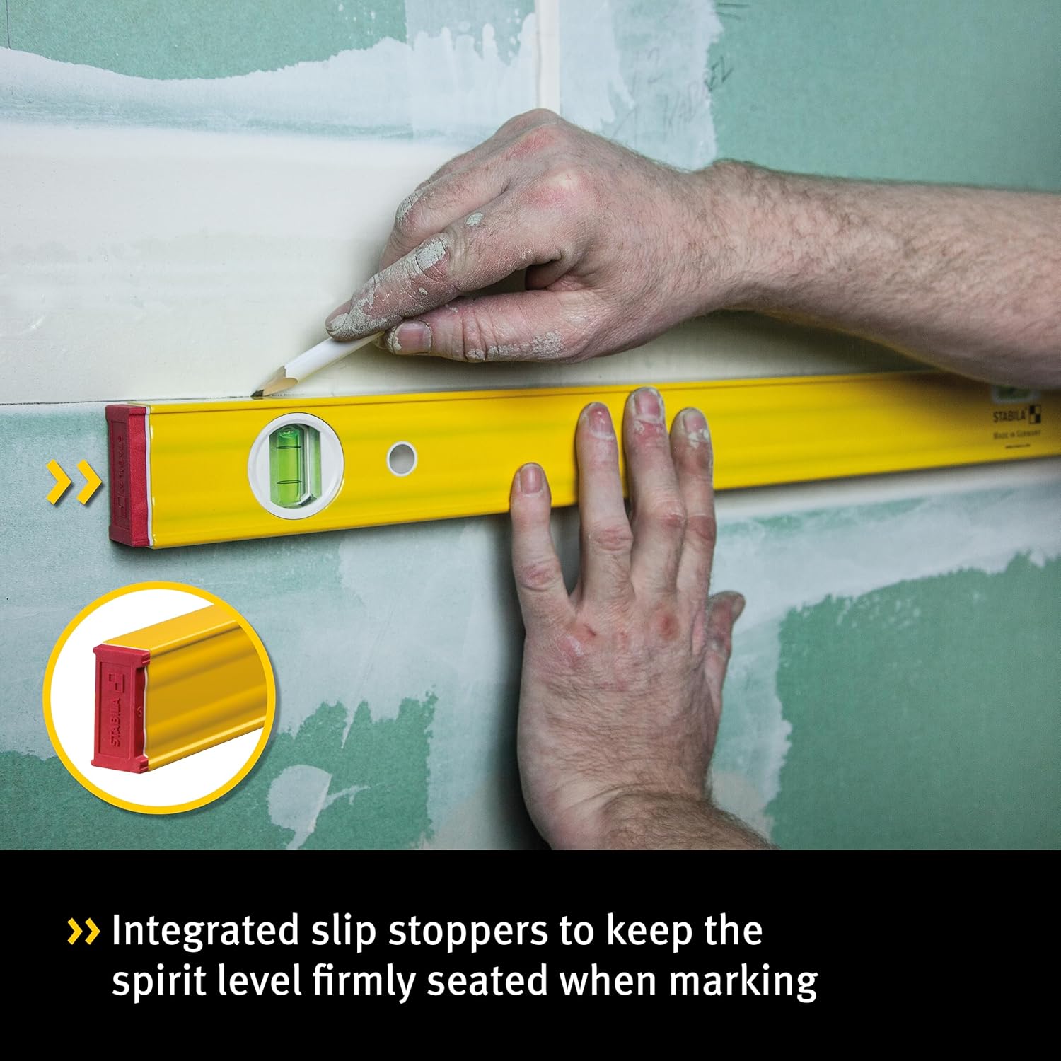 STABILA - Livella a bolla 80 AS, Giallo, 100 cm - immagine 2