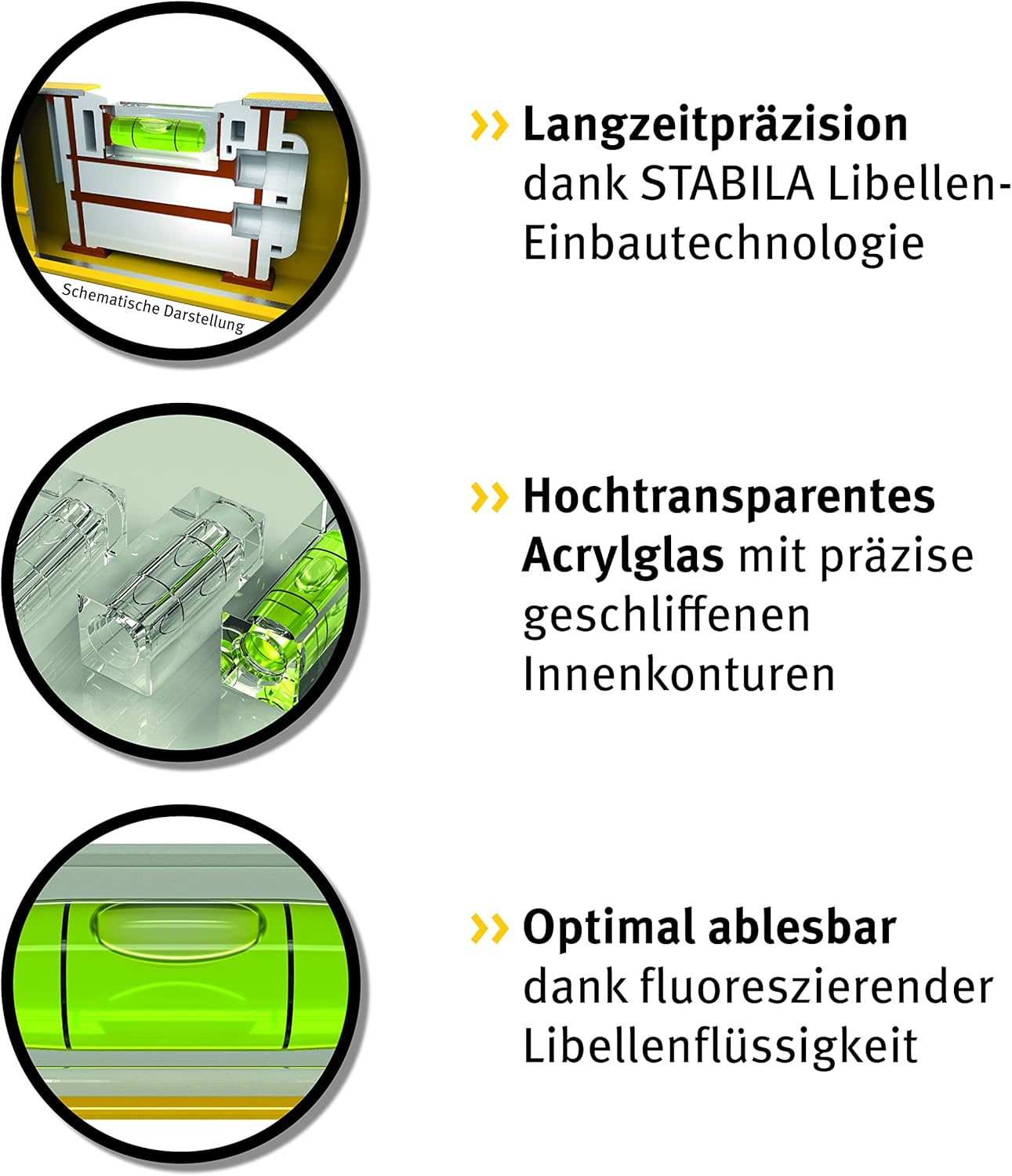 STABILA - Livella a bolla 80 AS, Giallo, 100 cm - immagine 6