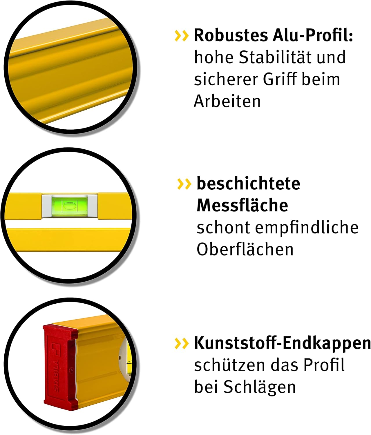 STABILA - Livella a bolla 80 AS, Giallo, 100 cm - immagine 7