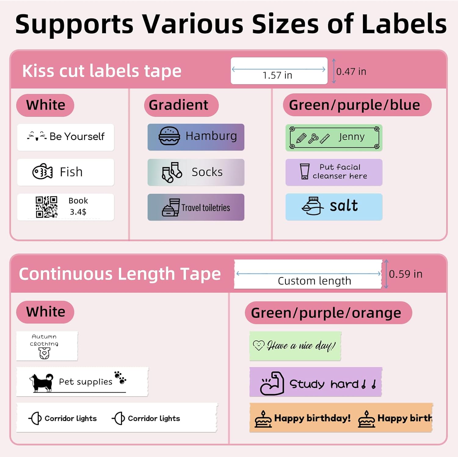 Orgsta S001 Etichettatrice Bluetooth Mini Portatile 2000 mAh - immagine 3