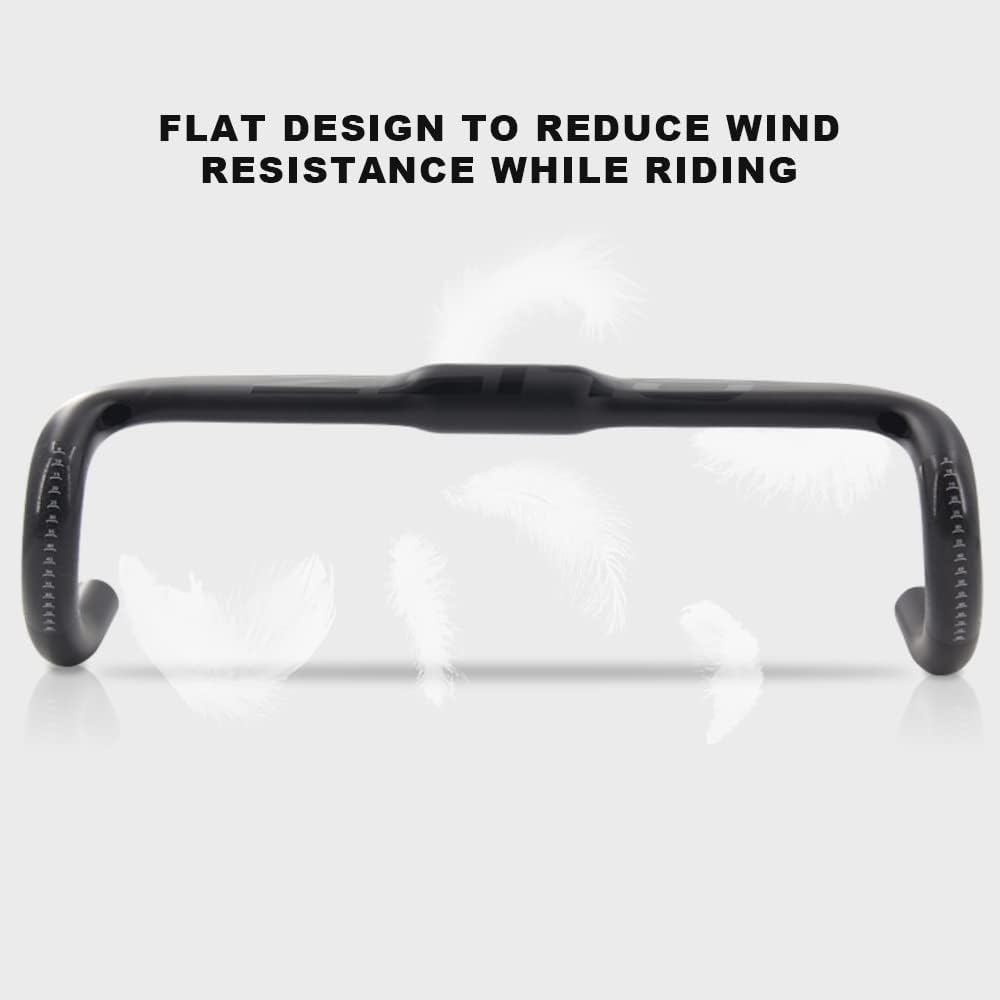 Alfa Pasca Manubrio Bici Corsa Carbonio 31.8mm 400mm - immagine 6