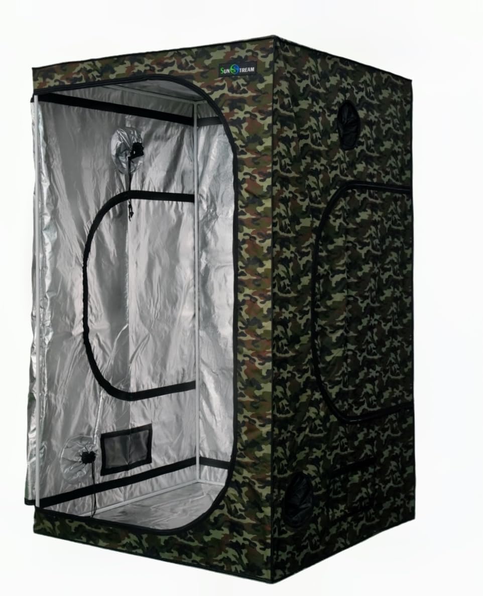 Sunstream Tenda da Coltivazione 120x120x200cm