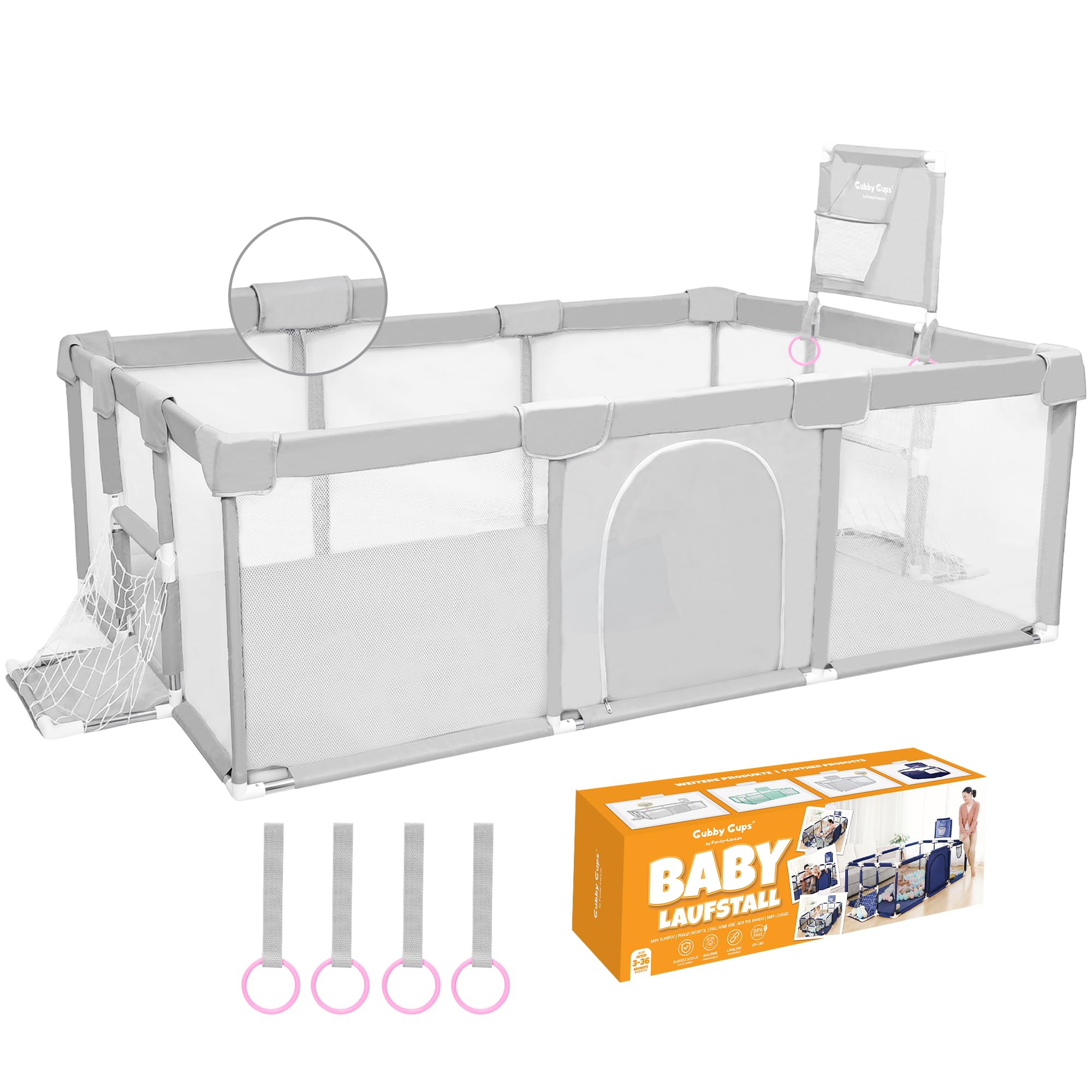 Box Piscina per Bambini con Canestro e Porta Calcio