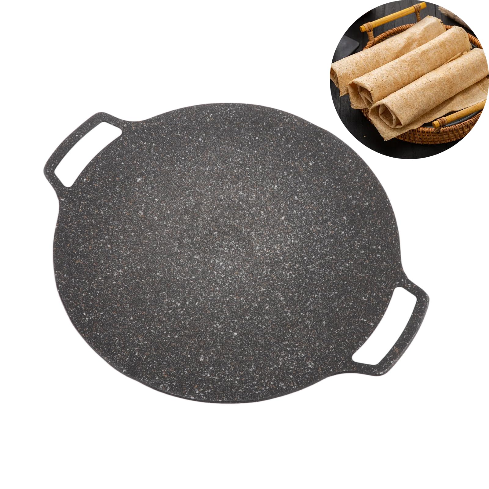 Cyrank Griglia Barbecue Coreana Antiaderente 33cm