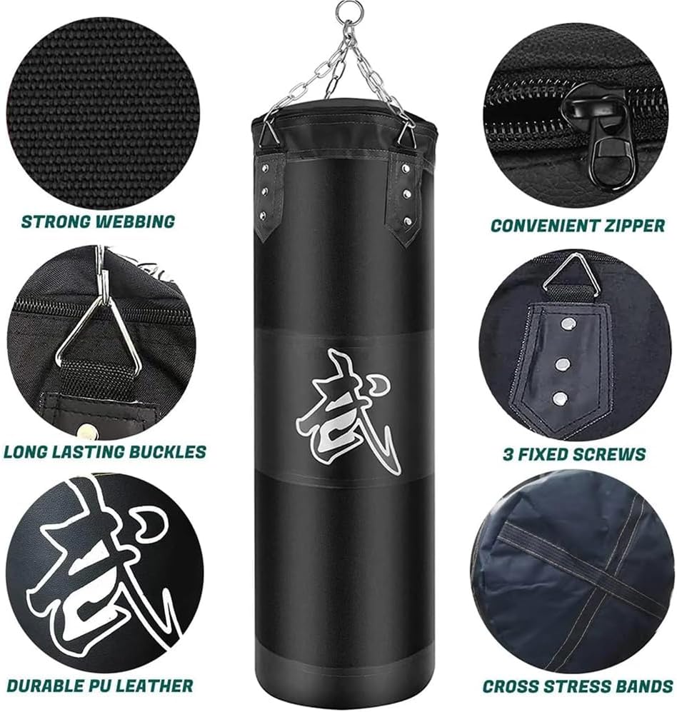 Sacco da Boxe da Appendere 15PCS Set, Non Riempito - immagine 2