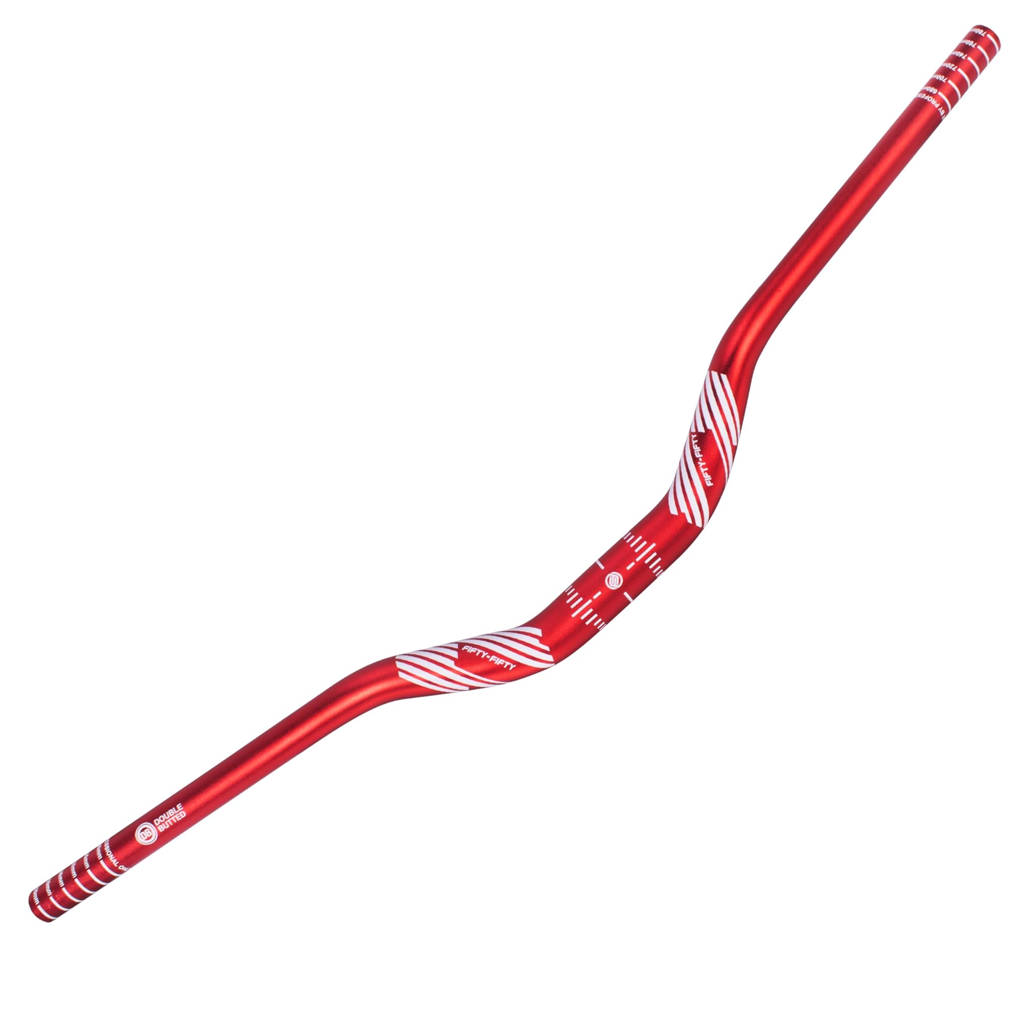 Fifty-fifty Manubrio MTB Lega Alluminio 31.8mm, Rosso