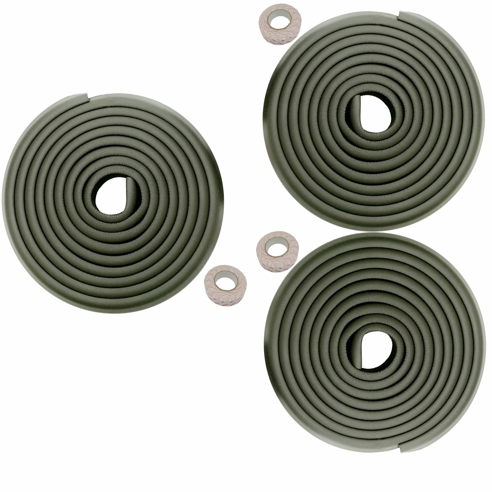 Himry Protezione Bordi L-Forma in Schiuma 15M, Nero