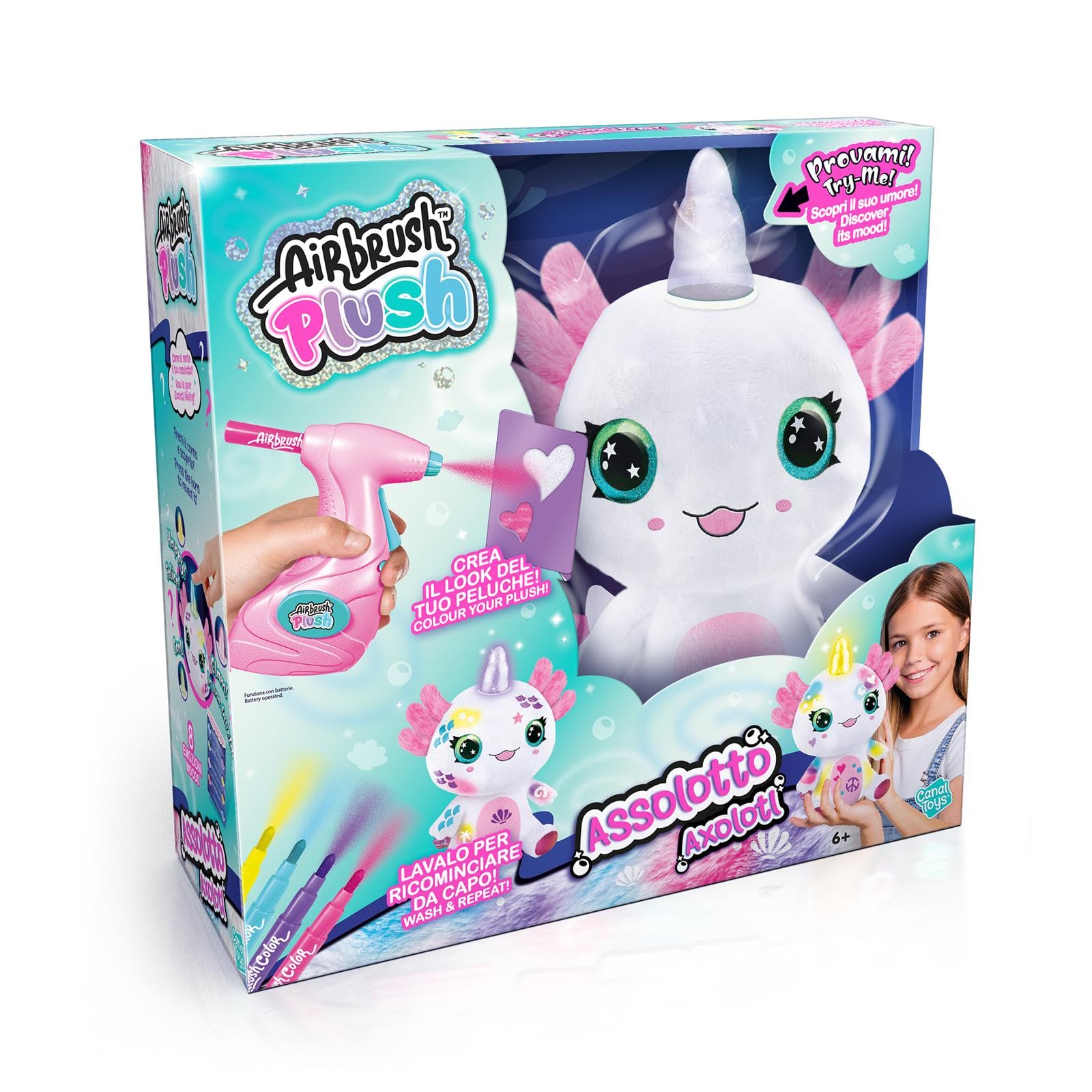 Rocco Giocattoli - Airbrush Plush Assolotto