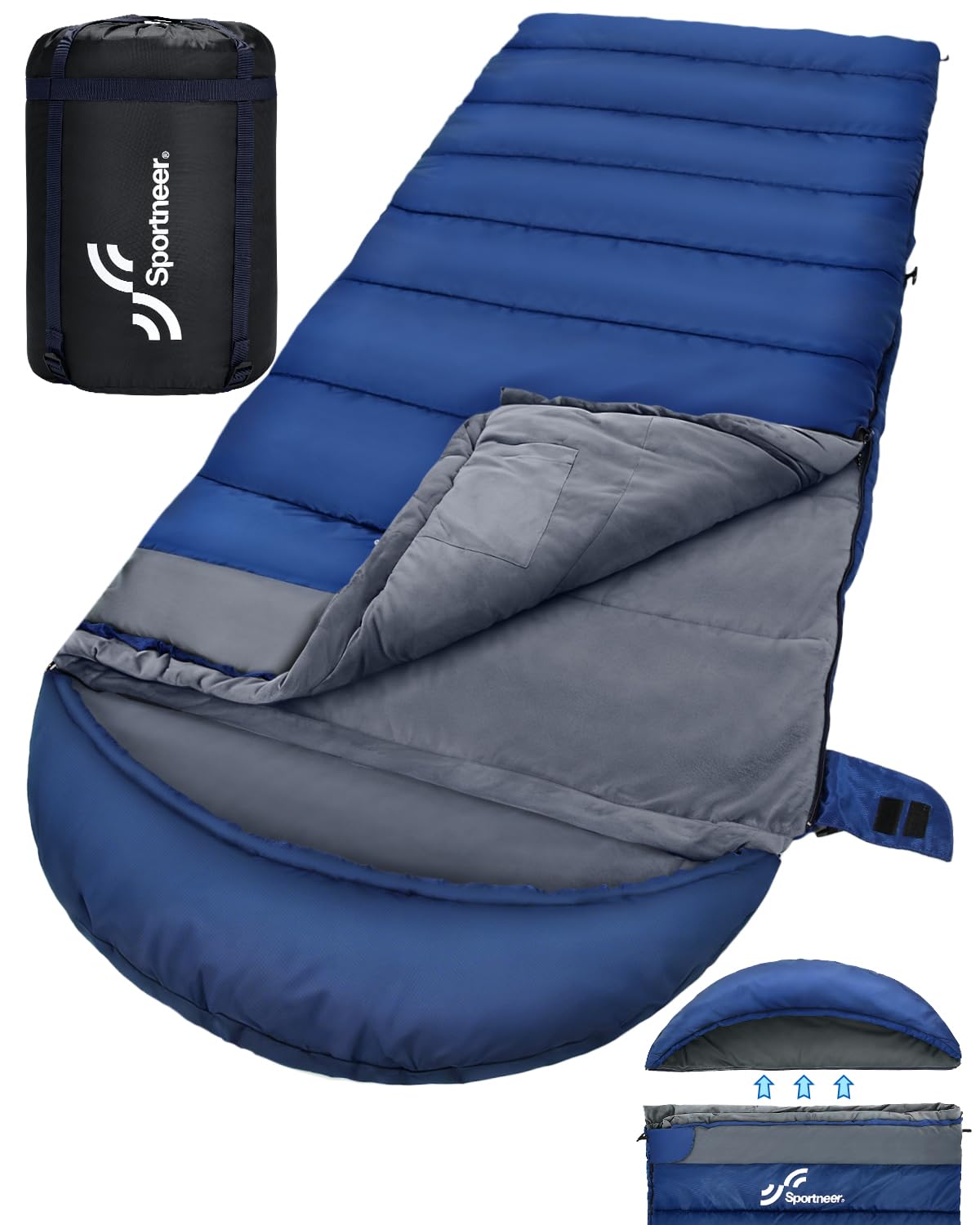 Sportneer Sacco a Pelo Invernale 230x90cm 3kg