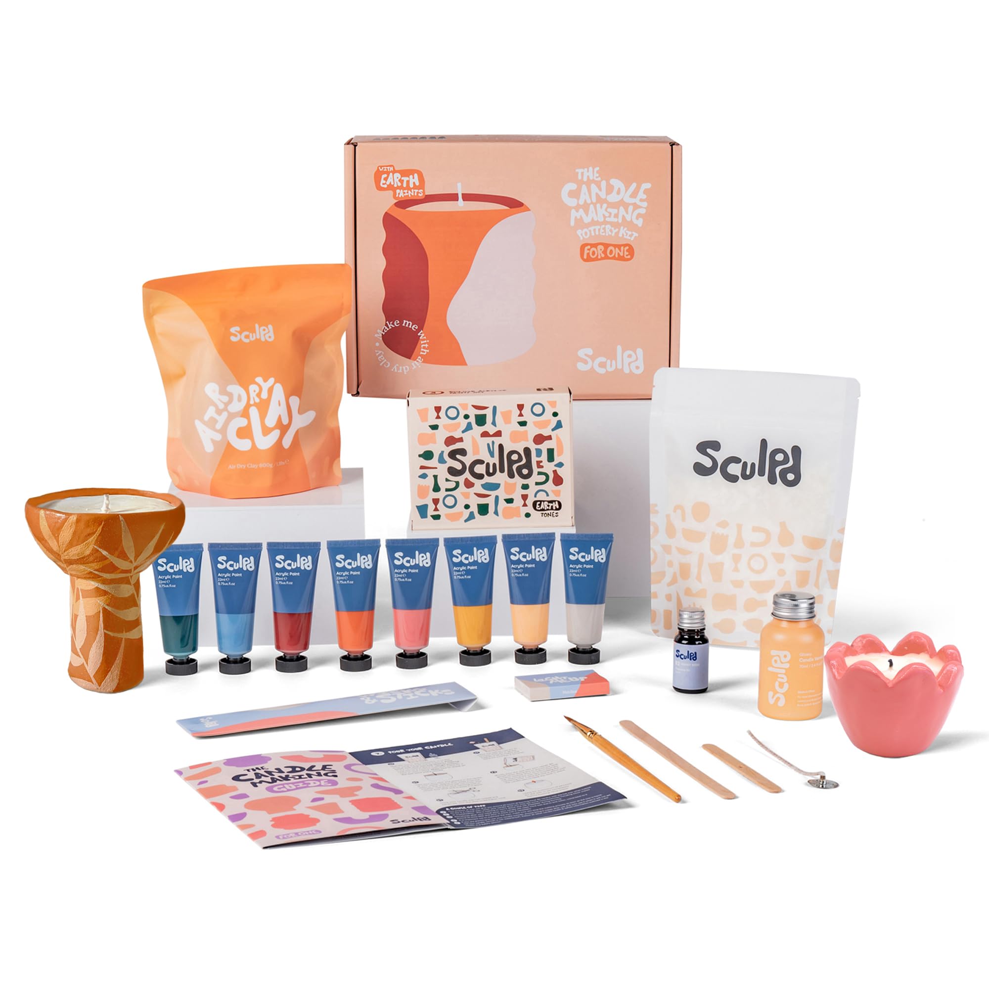Sculpd Kit per Realizzare Candele e Ceramiche