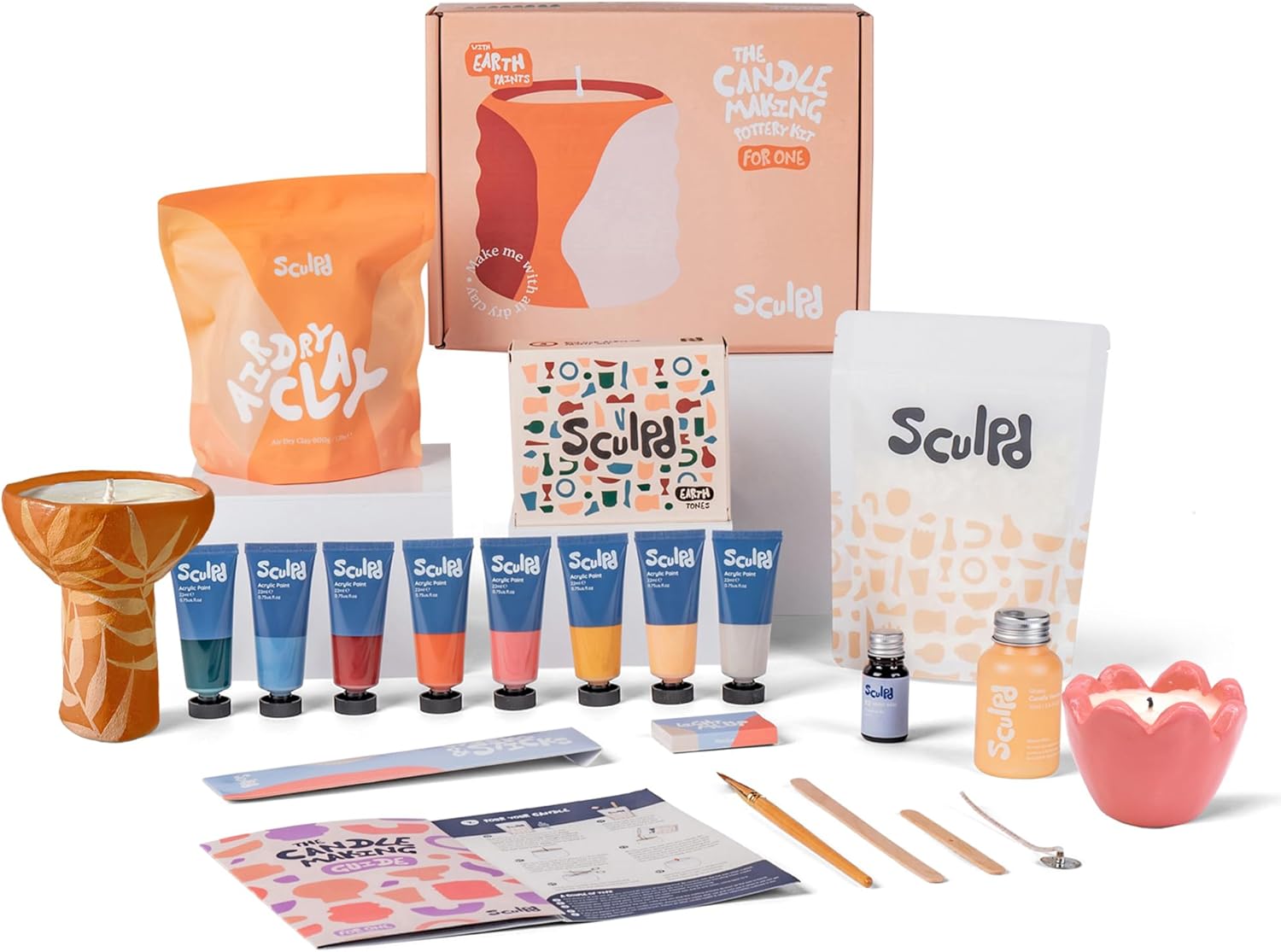 Sculpd Kit per Realizzare Candele e Ceramiche - immagine 1