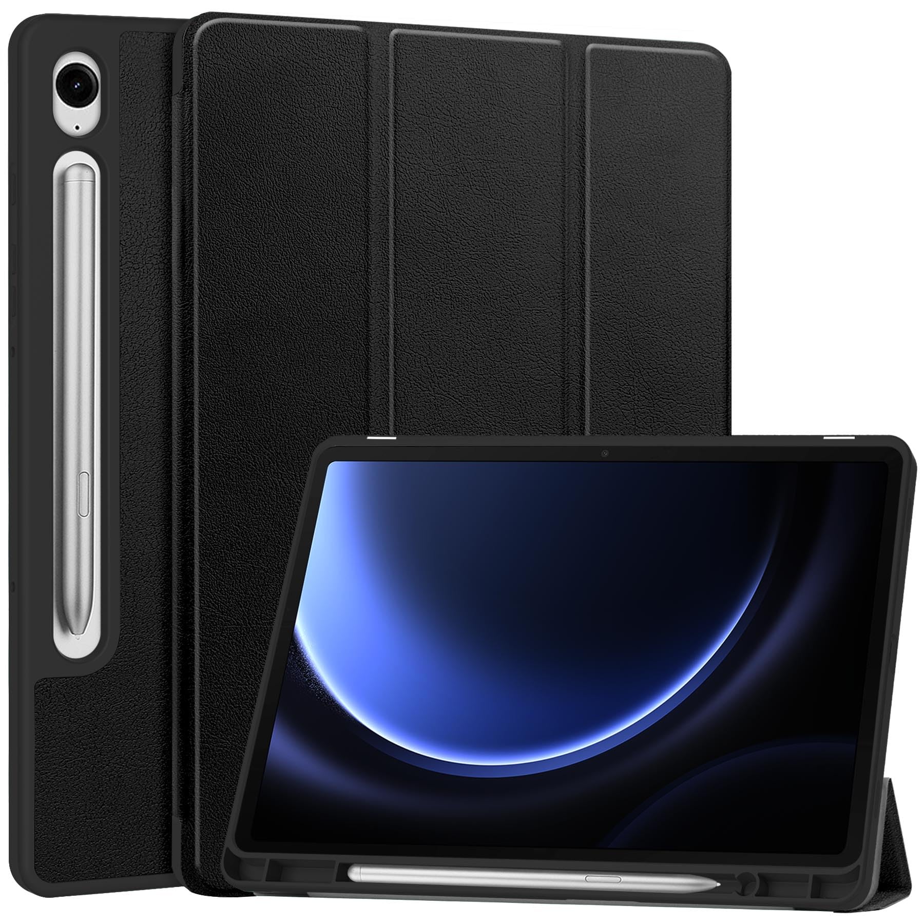 Cover Ultra Sottile per Samsung Galaxy Tab S9 FE/S9, Nero