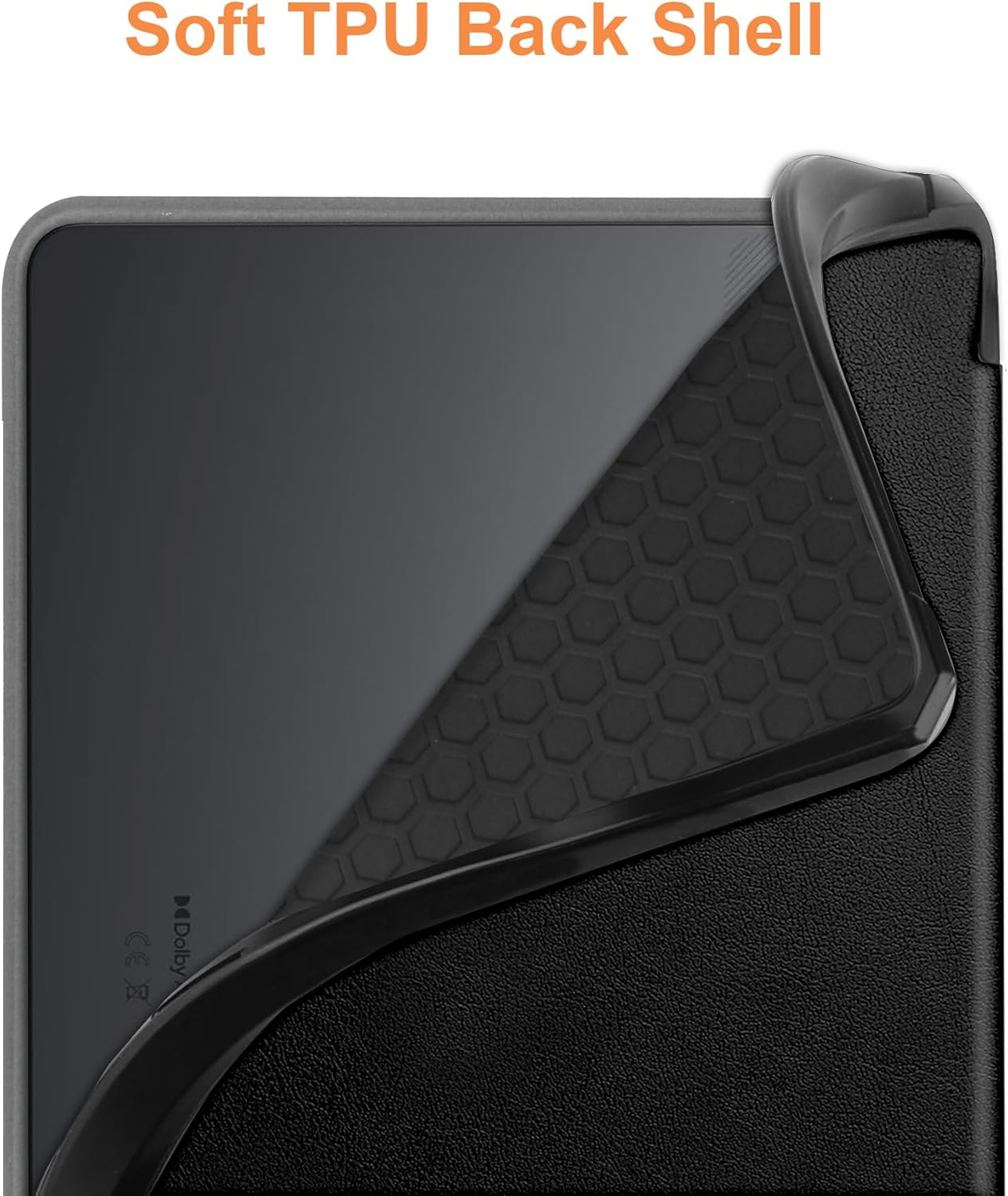 Cover Ultra Sottile per Samsung Galaxy Tab S9 FE/S9, Nero - immagine 3
