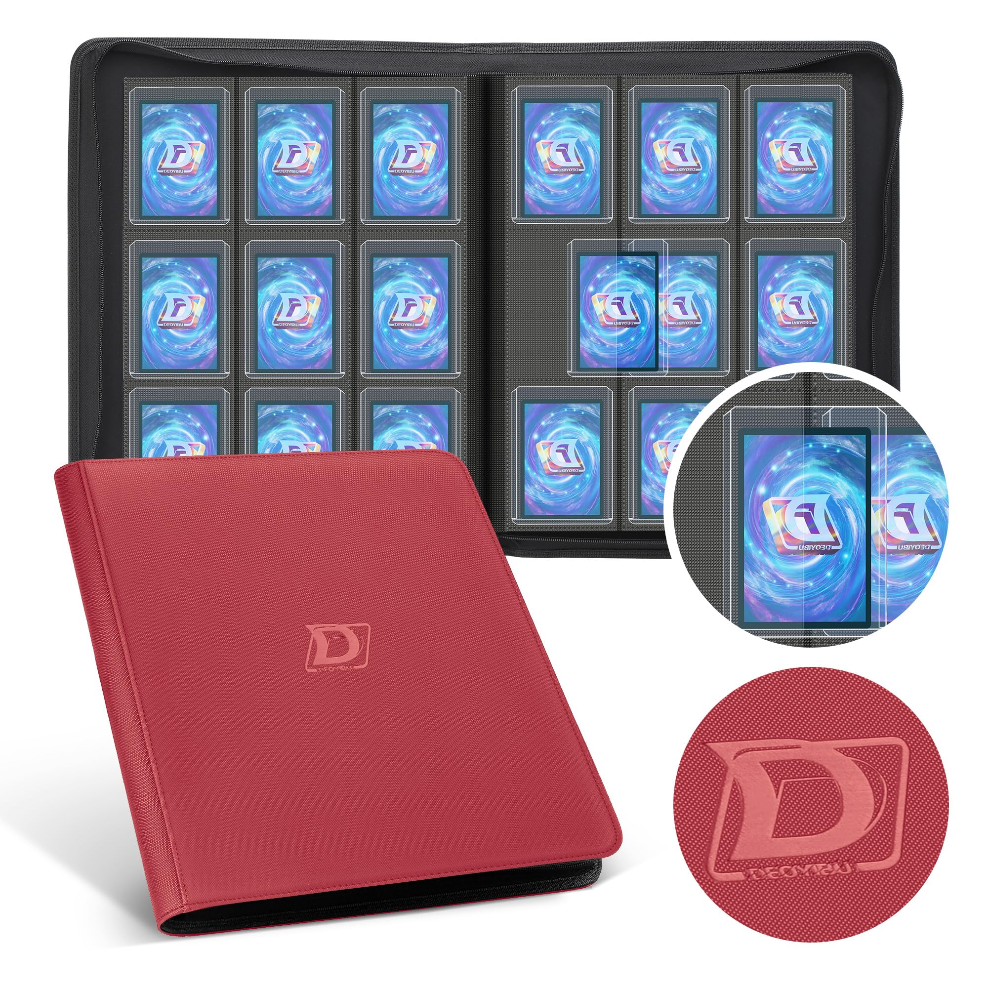 Toploader Rilegatura Laterale per 288 Carte