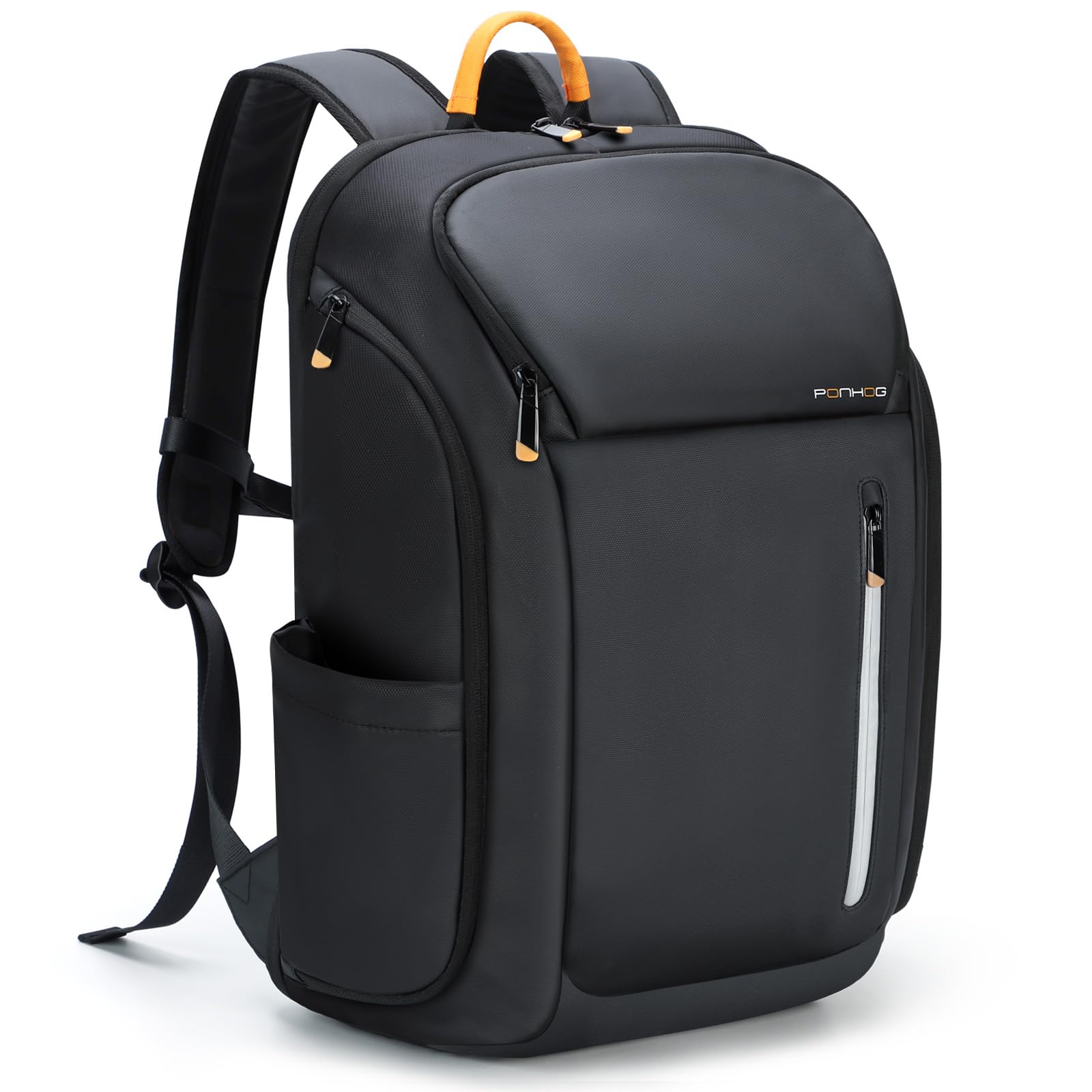 Ponhog Zaino Uomo Porta PC 18 pollici 40L, Nero