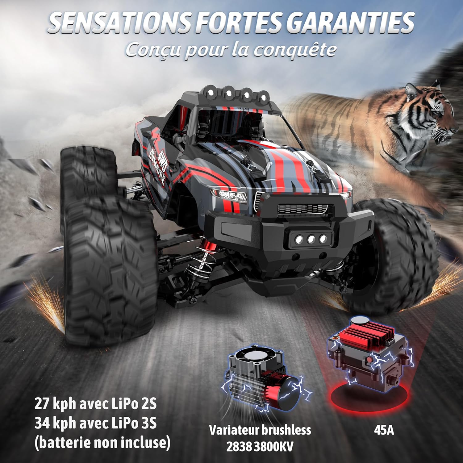 Evmore Camion Telecomandato Professionale 55 km/h - immagine 2