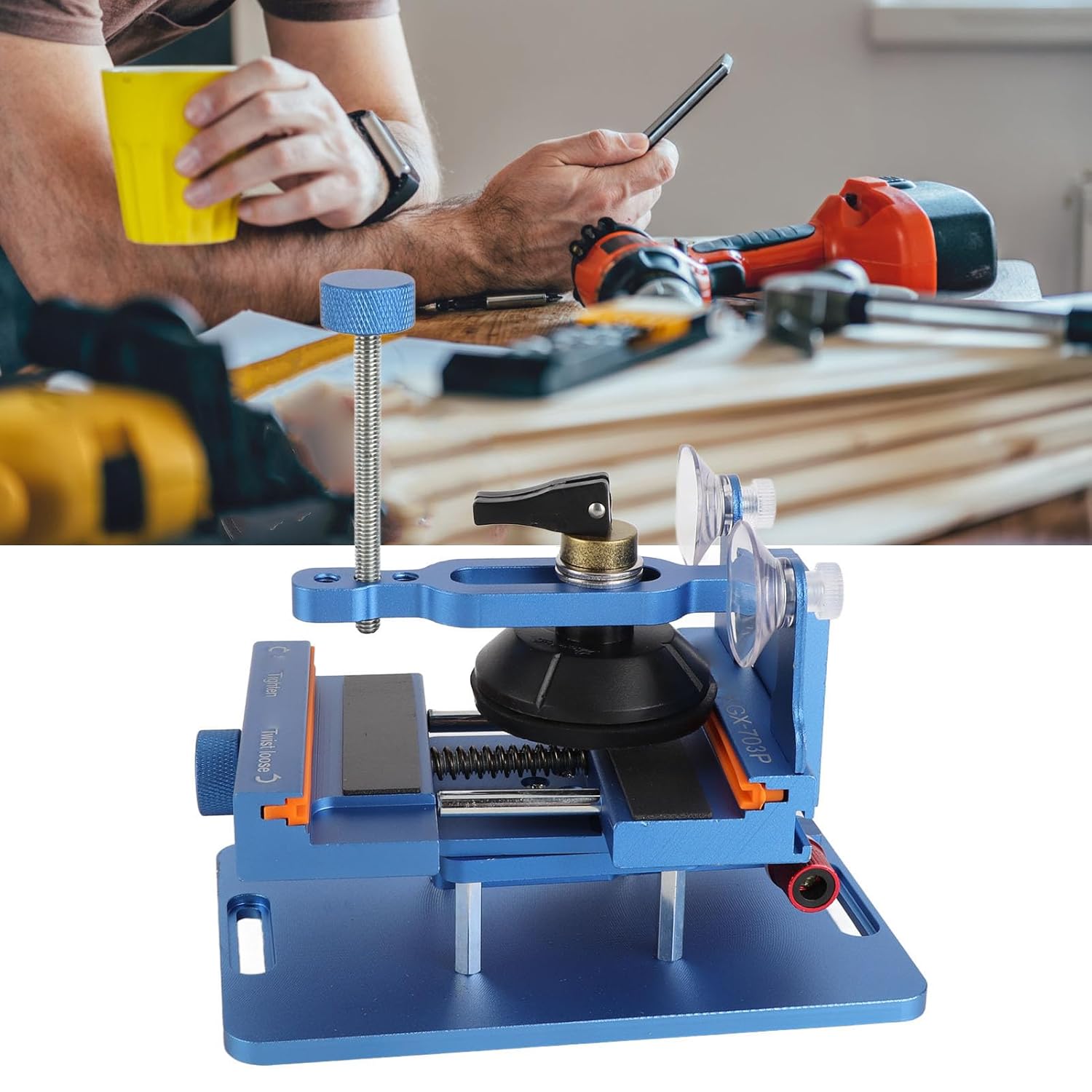 Separatore Schermo Telefono LCD Ruotante 360° - immagine 3