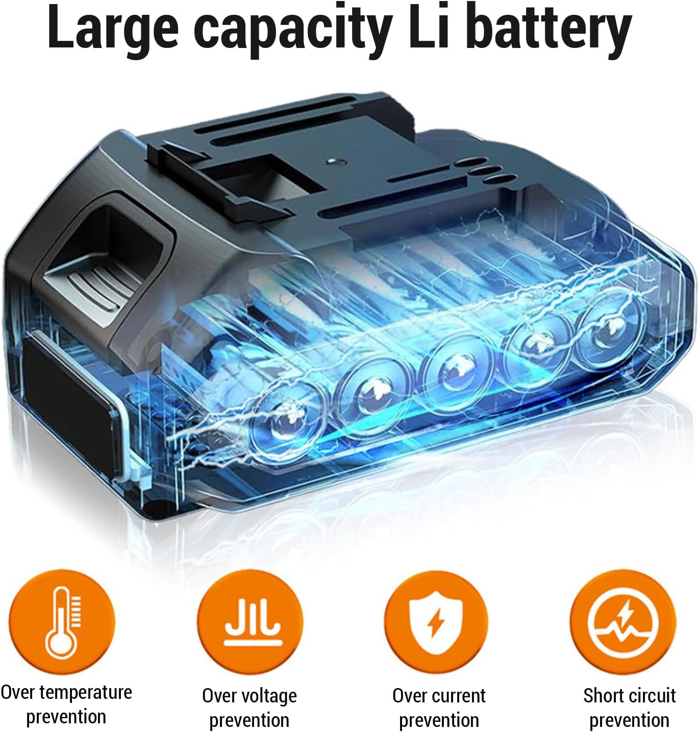 Motocoltivatore Elettrico a Batteria con 2 Batterie 1500mAh - immagine 3
