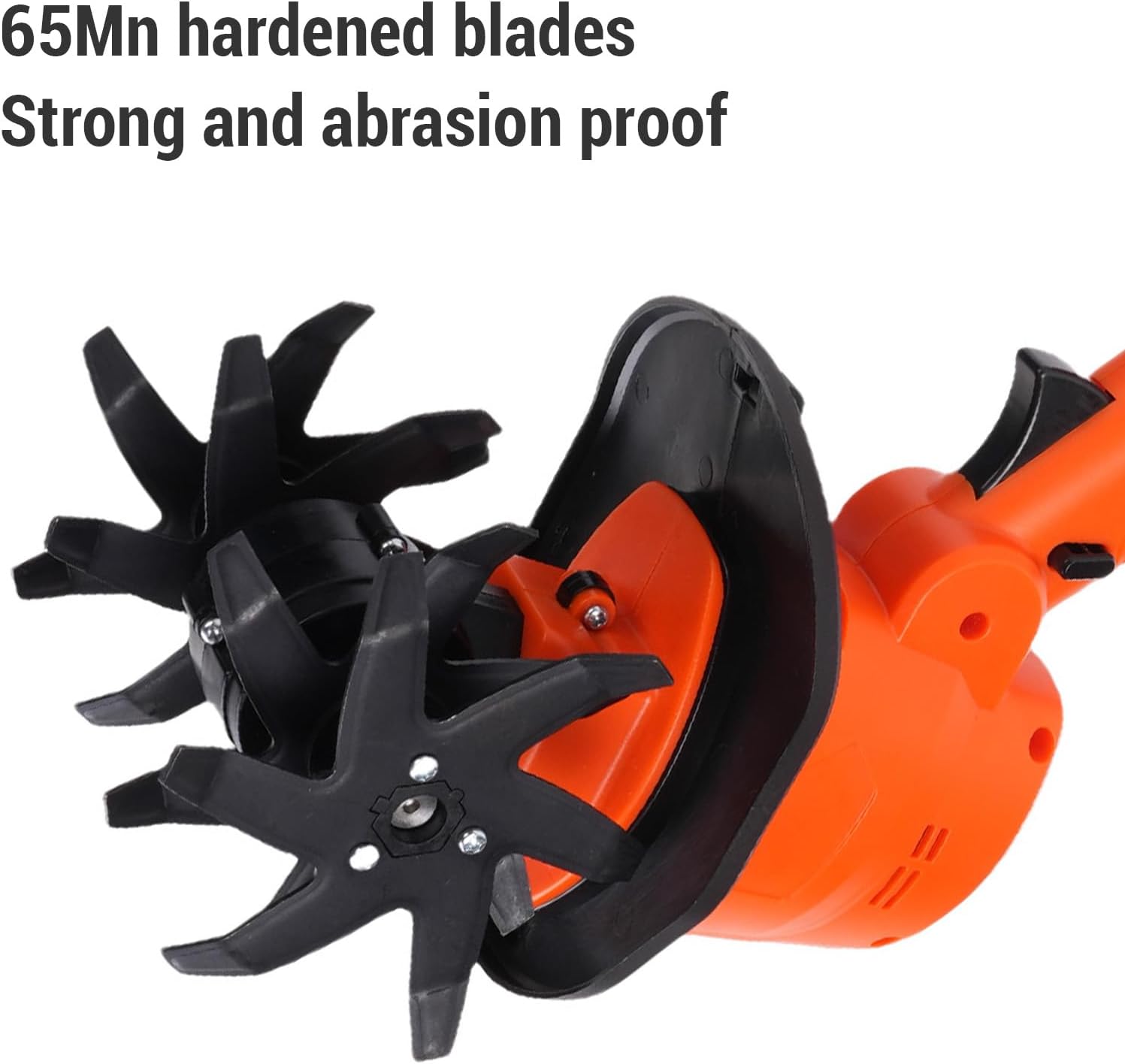 Motocoltivatore Elettrico a Batteria con 2 Batterie 1500mAh - immagine 4