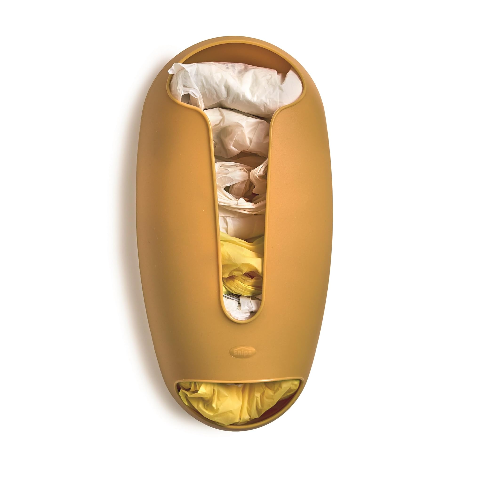 Snips Porta Sacchetti Organizer da Parete, Senape