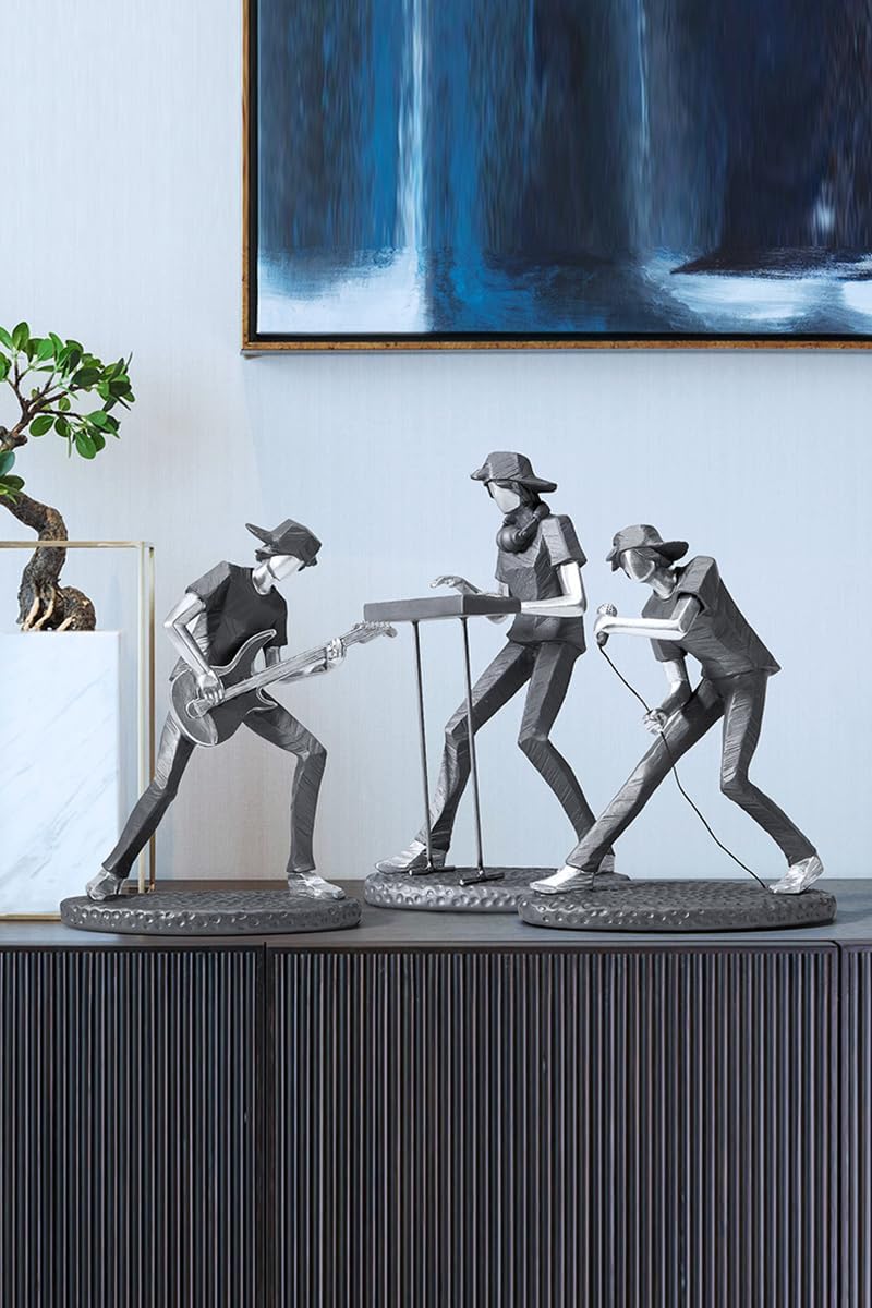 Amoy-Art Statuetta Musicista Pianoforte 24cm - immagine 2