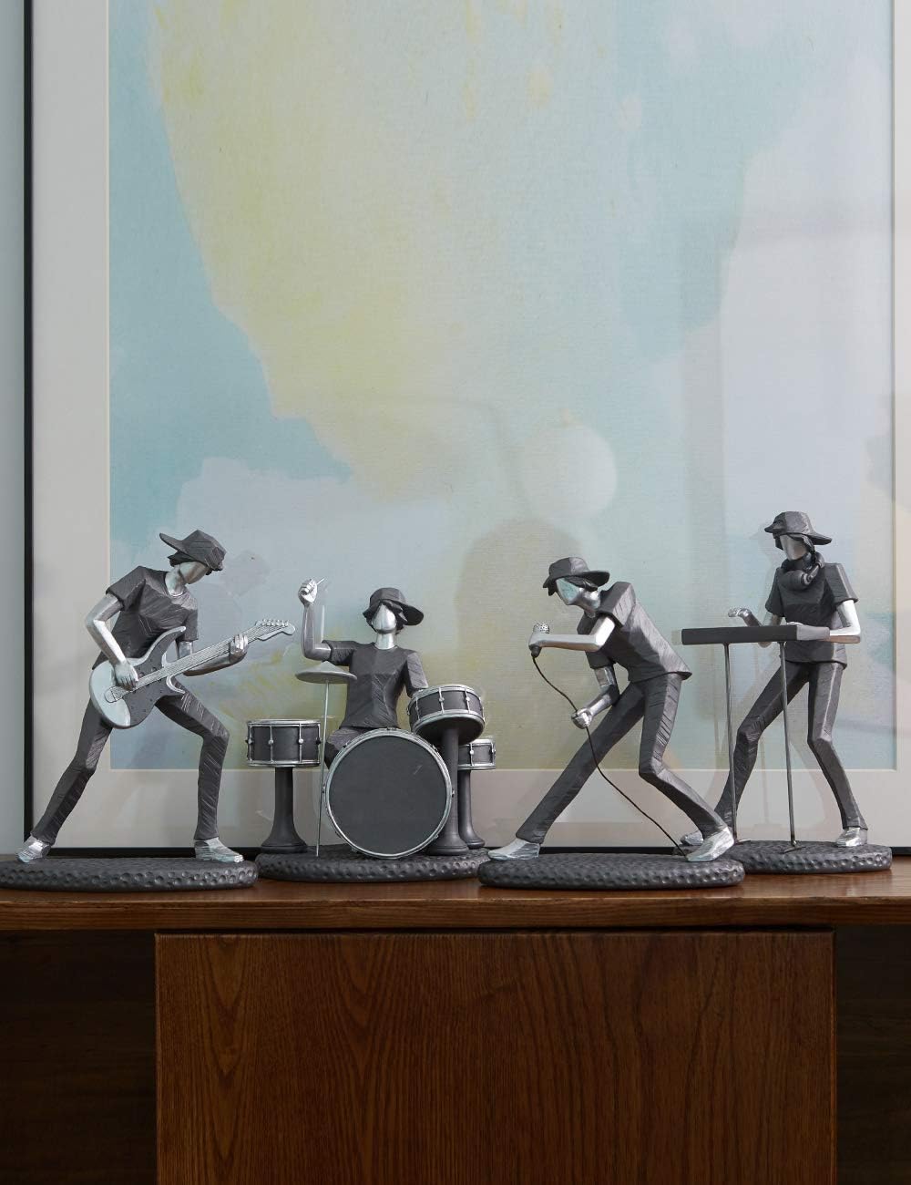 Amoy-Art Statuetta Musicista Pianoforte 24cm - immagine 7