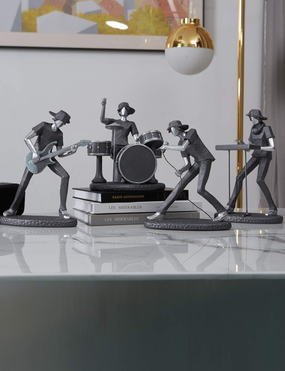 Amoy-Art Statuetta Musicista Pianoforte 24cm - immagine 8