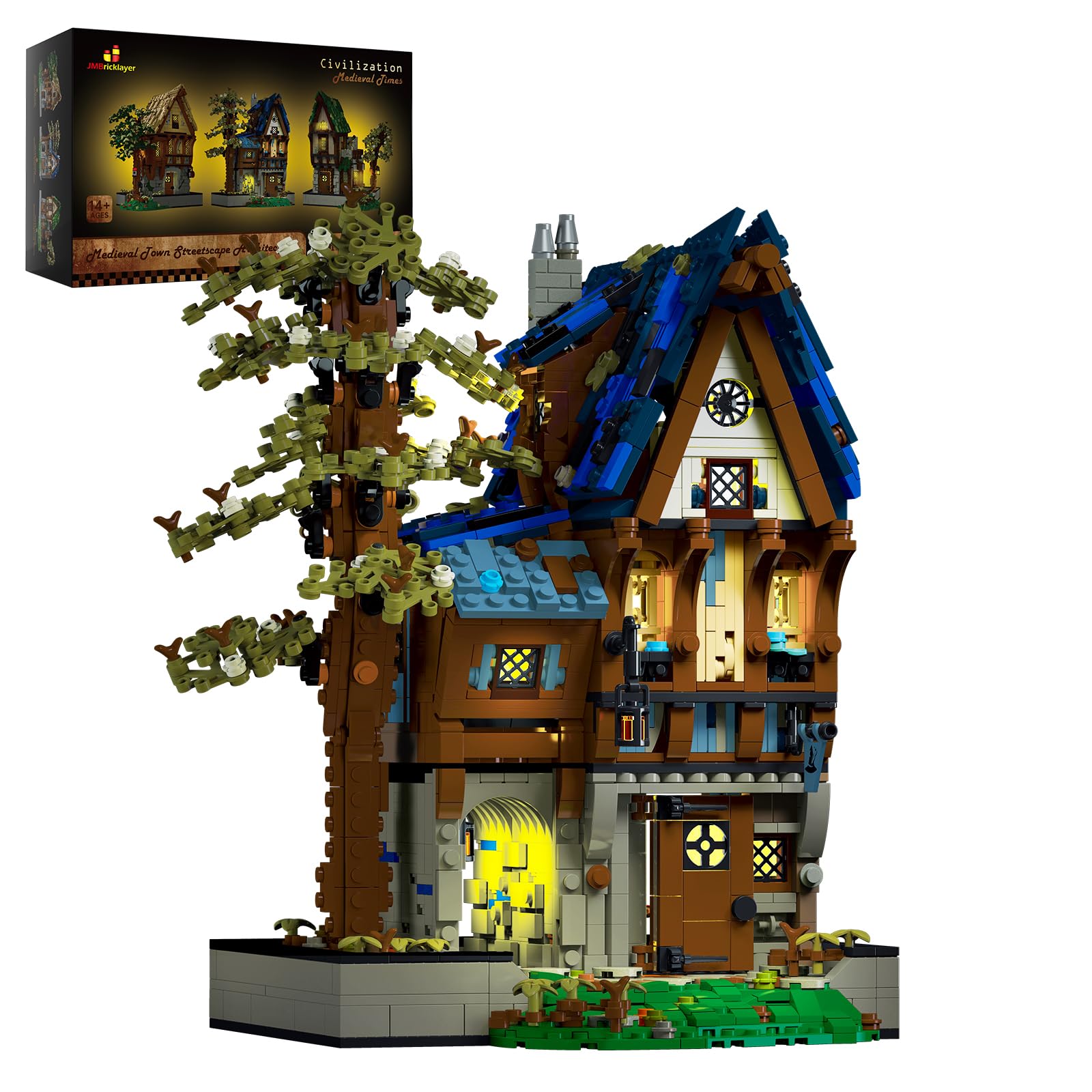 Jmbricklayer 30123 - Casa Medievale Magica con LED