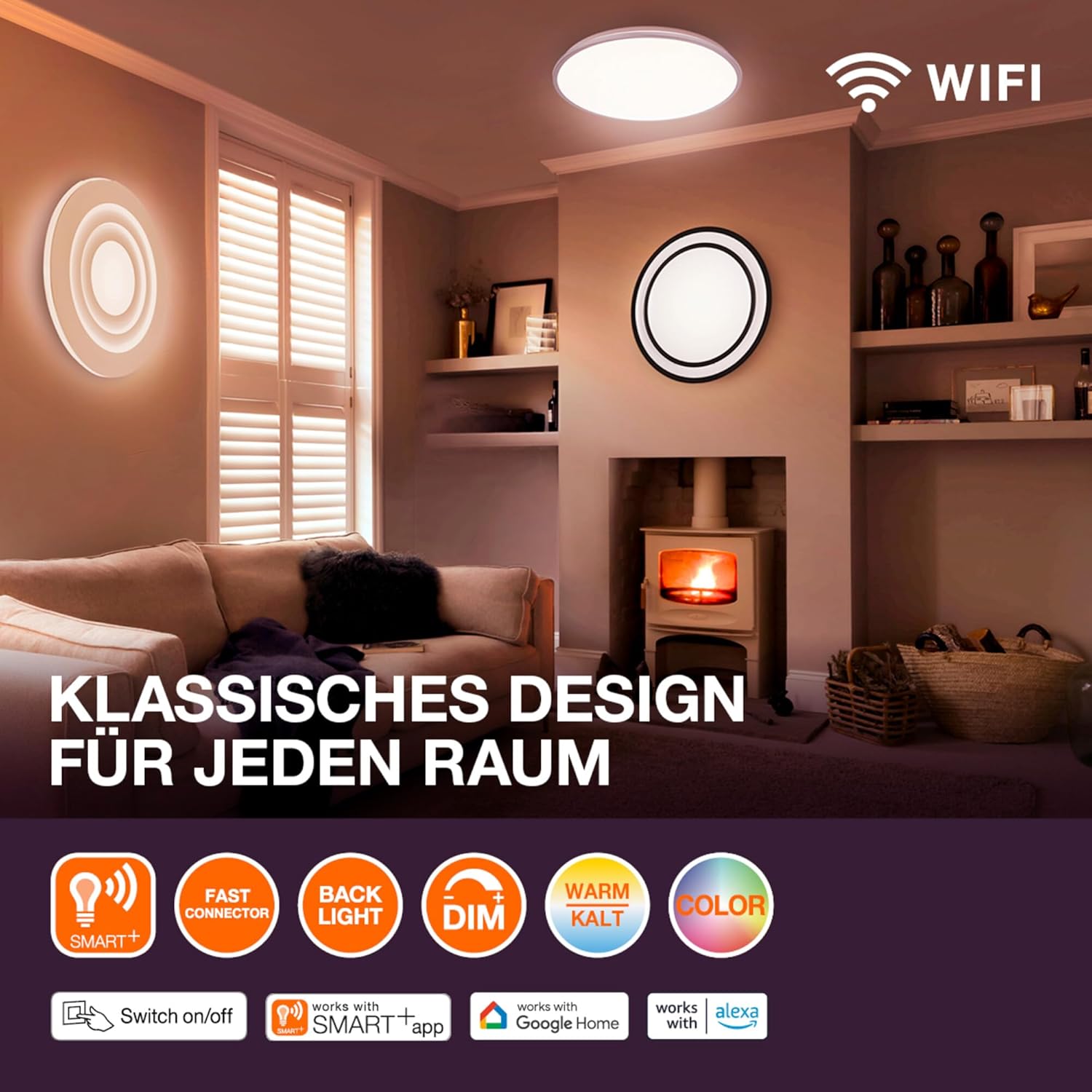 Osram Downlight LED SMART+ Matter Orbis, Quadrato - immagine 2