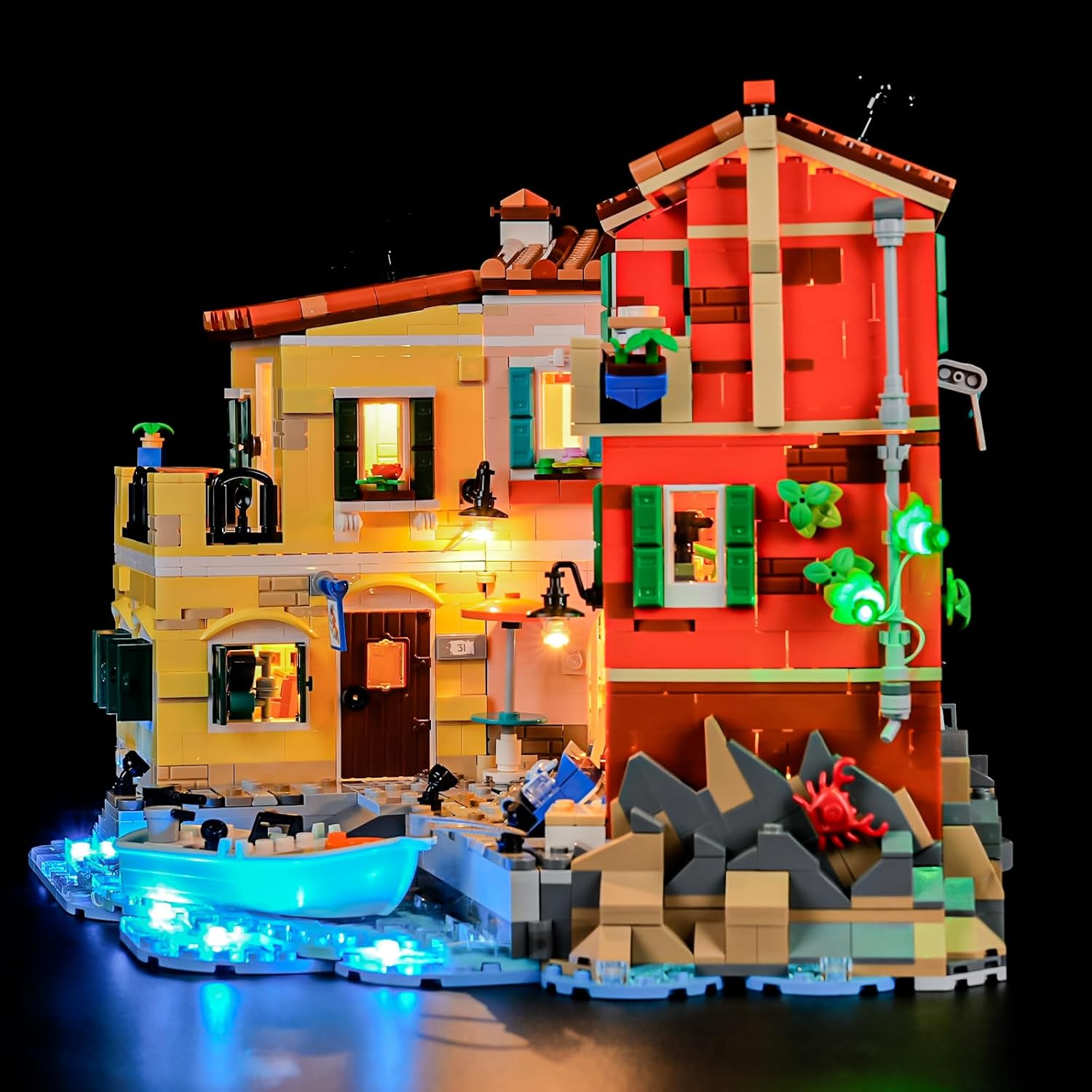 Yeabricks Luce LED per Lego-21359 Ideas Riviera Italiana - immagine 3