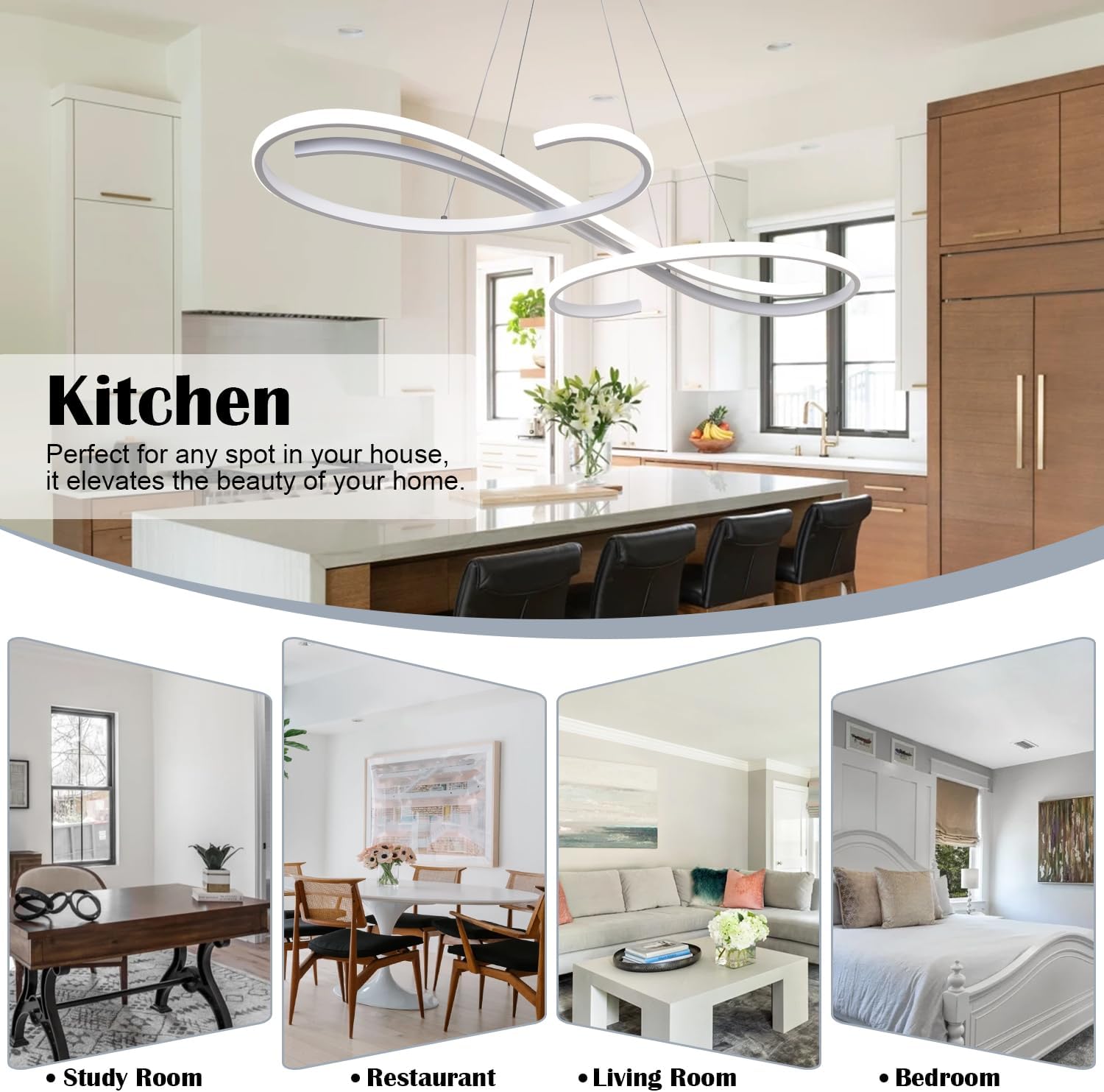 Lampada a Sospensione LED Moderna Dimmerabile - immagine 4