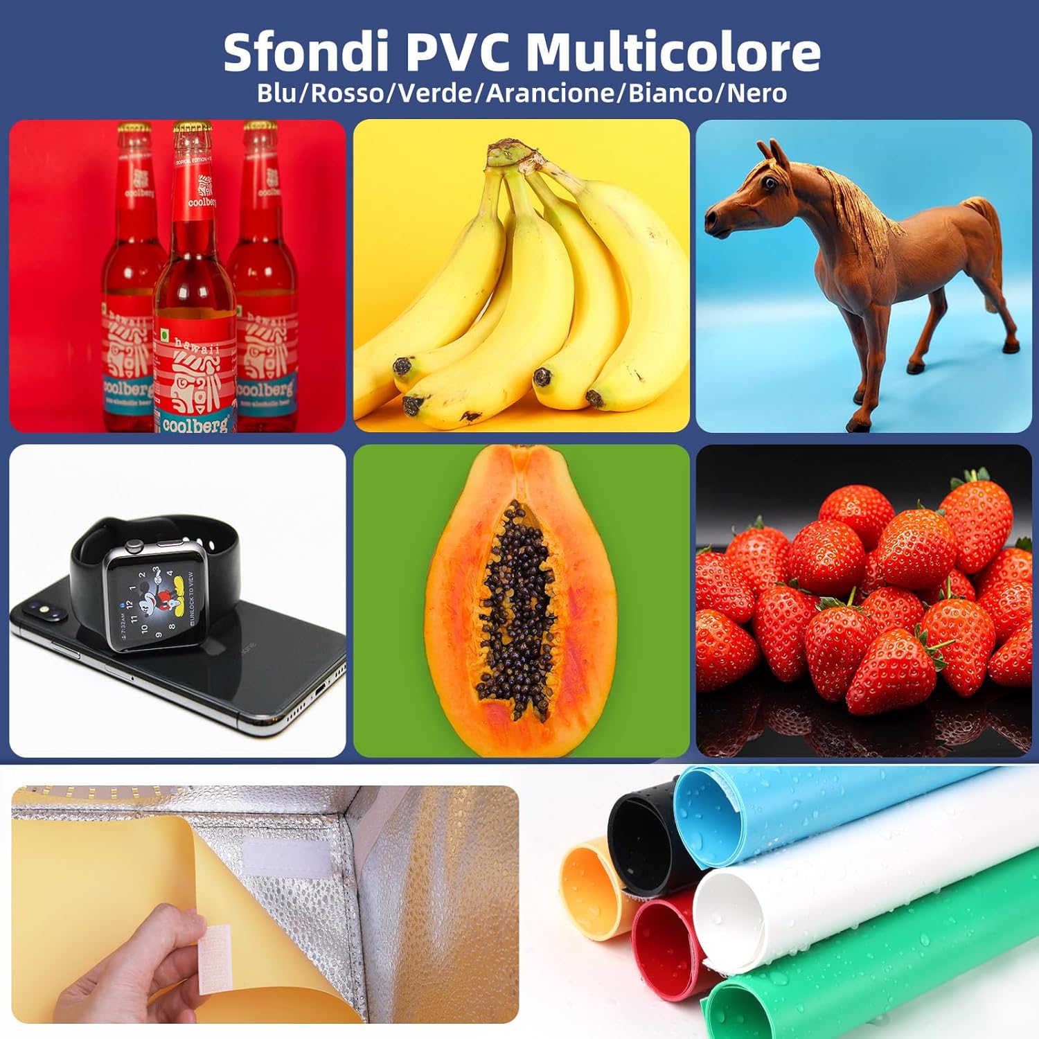 Yanuoda Scatola Luce Fotografica Portatile 30x30cm - immagine 3