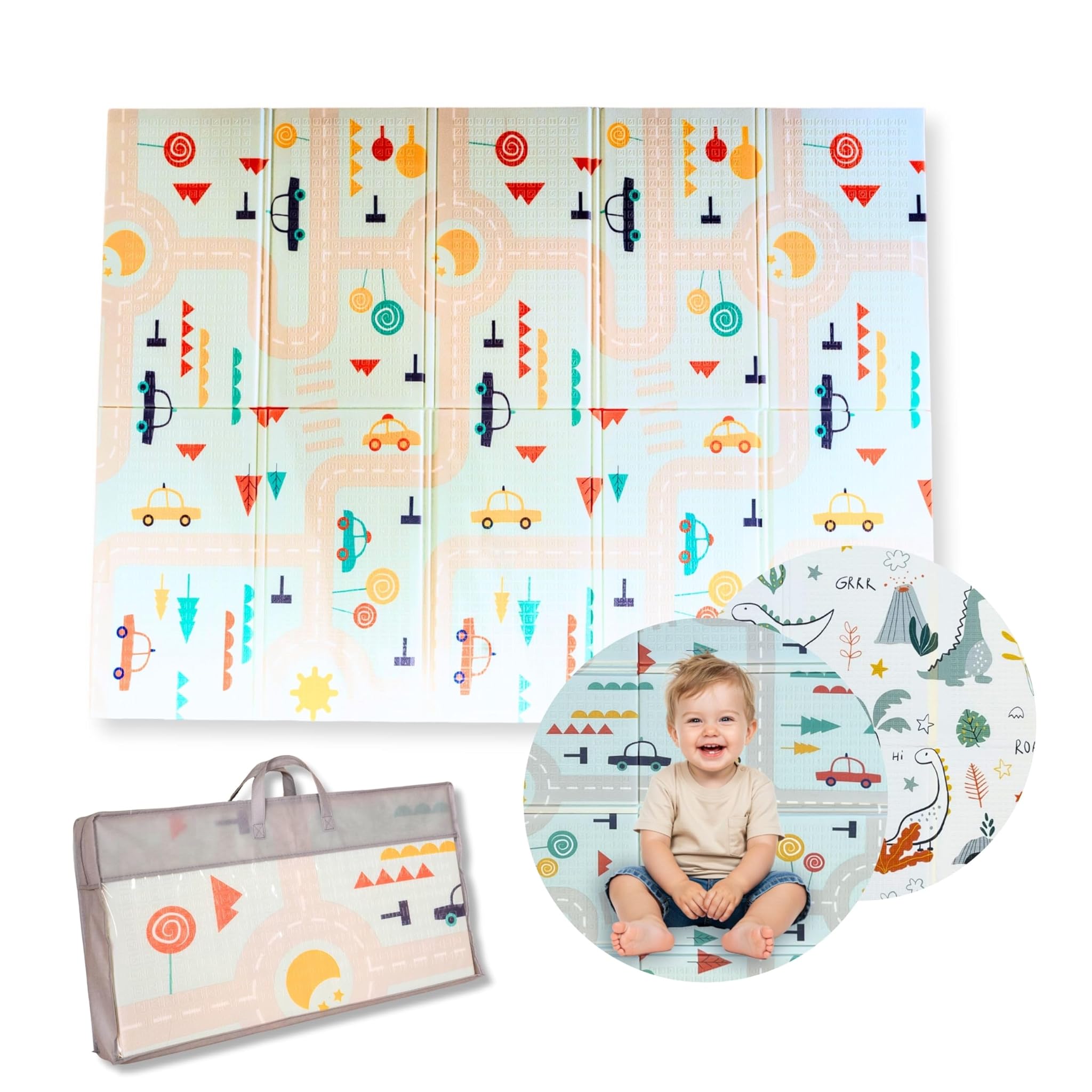 Family Nation Tappeto Gioco Pieghevole 180x150cm