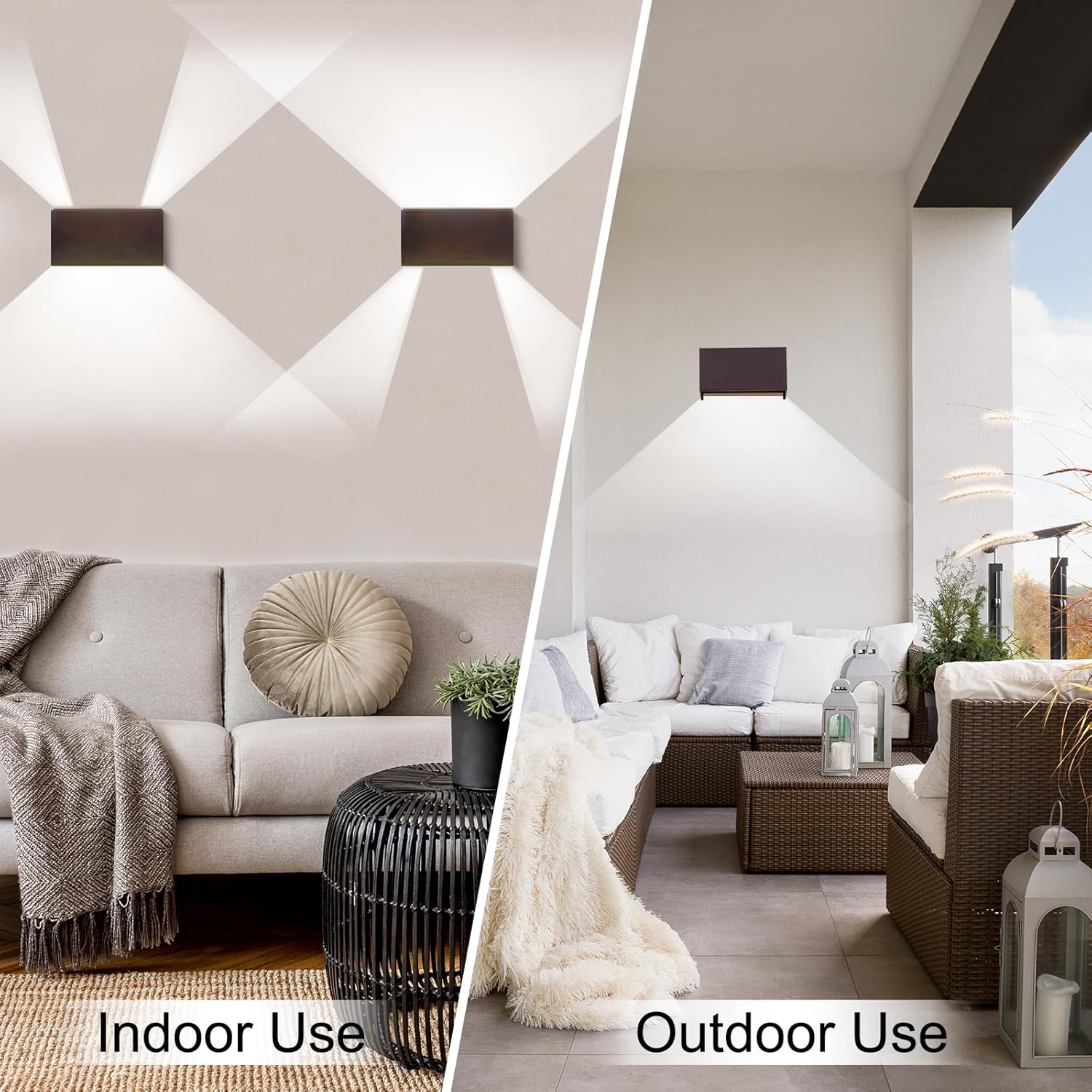 Celavy Lampada Parete LED Interni Esterni Antracite - immagine 5