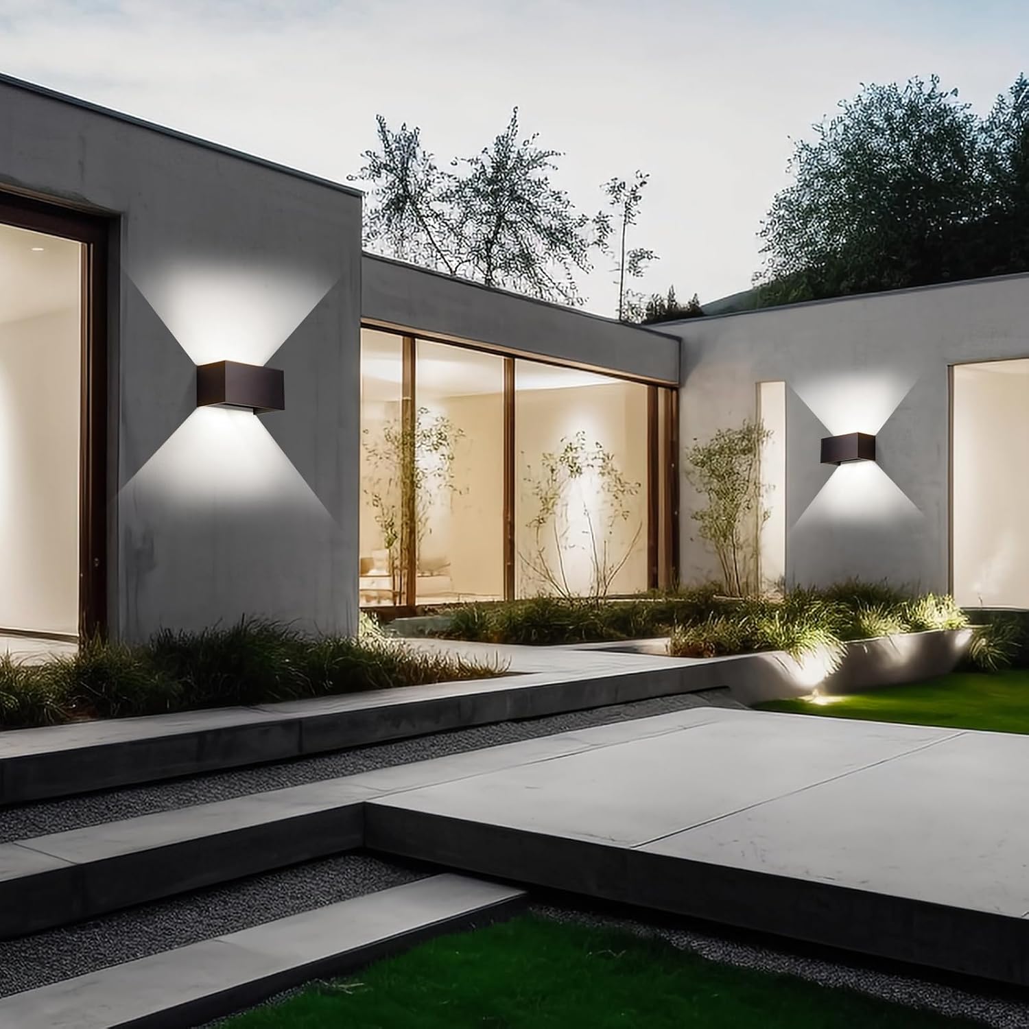 Celavy Lampada Parete LED Interni Esterni Antracite - immagine 6