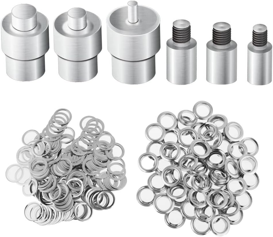 Emoshayoga Occhielli Macchina a Pressione Macchina per Occhielli con 1500 Occhielli per Borchie e Borchie (Blu) - immagine 6